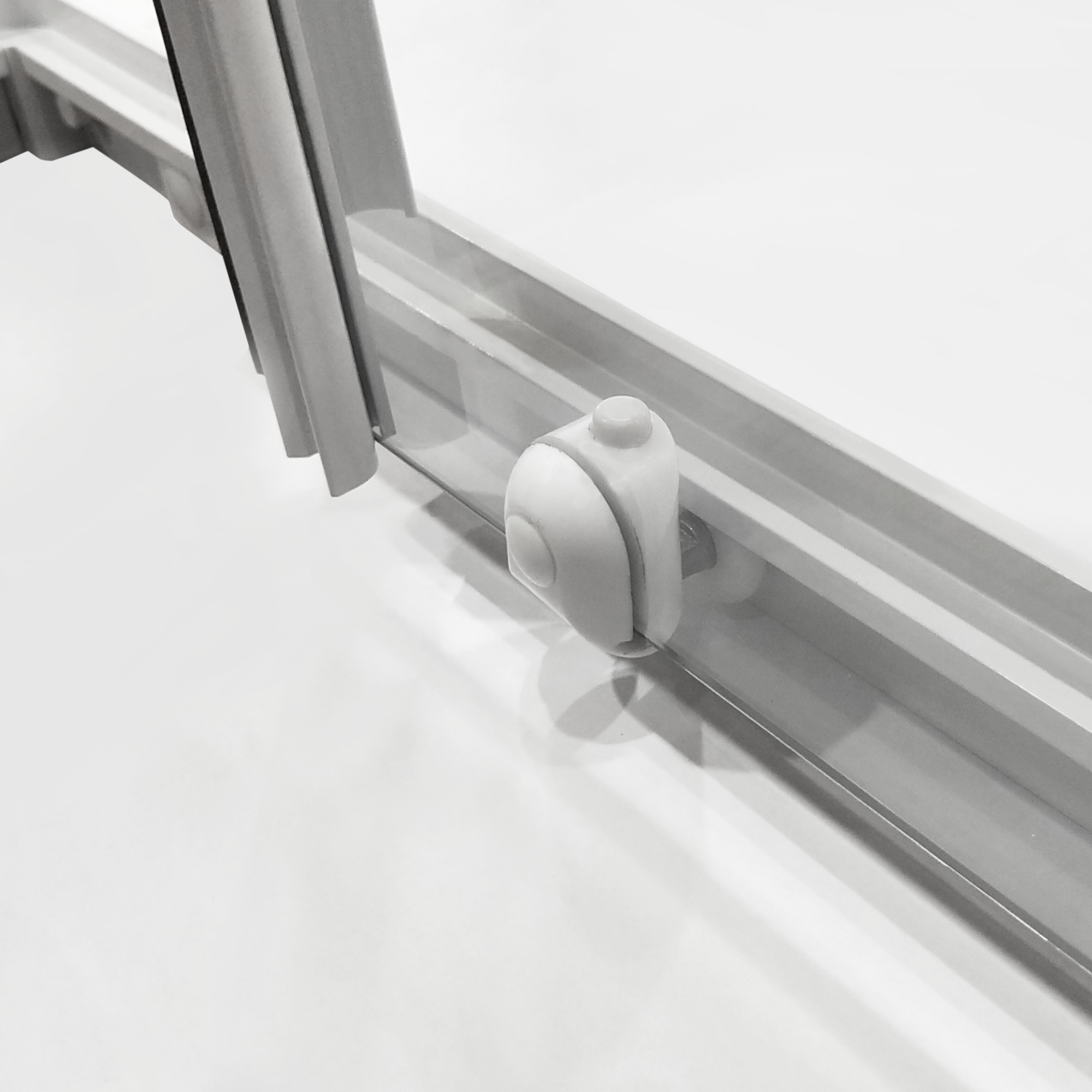 Porte de douche coulissante dépoli 120 cm, Essential - 4