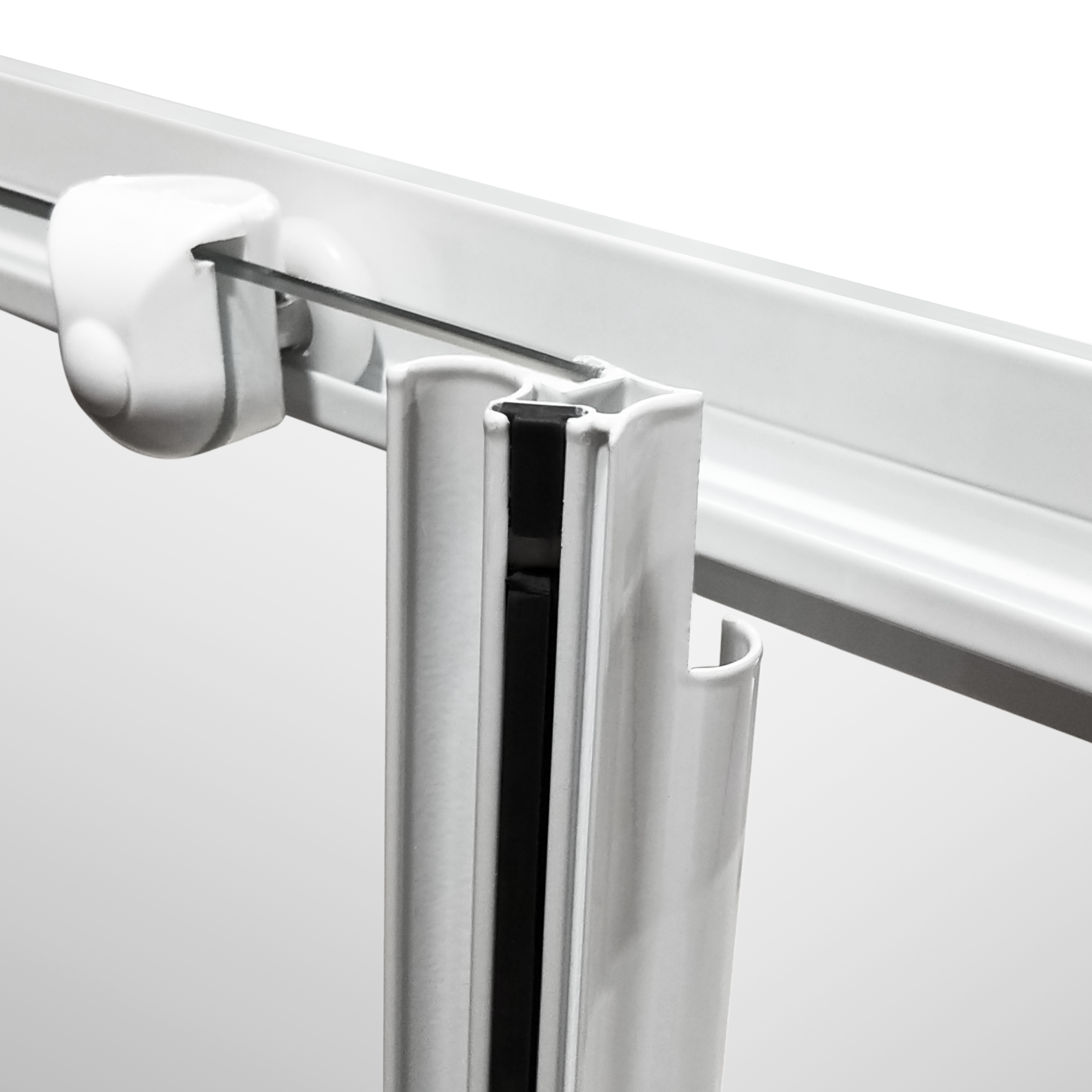 Porte de douche coulissante dépoli 120 cm, Essential - 5