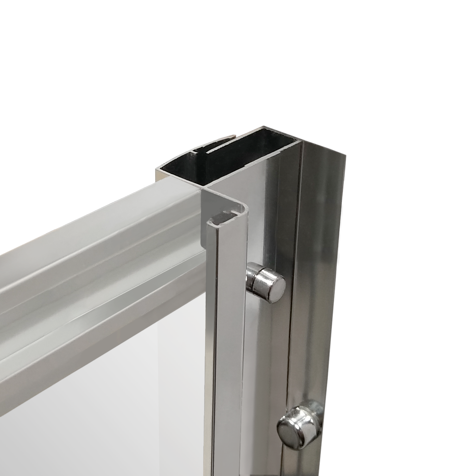 Porta doccia battente Essential L 77-80 cm x H 185 cm x SP 4 mm, profilo cromo - 6