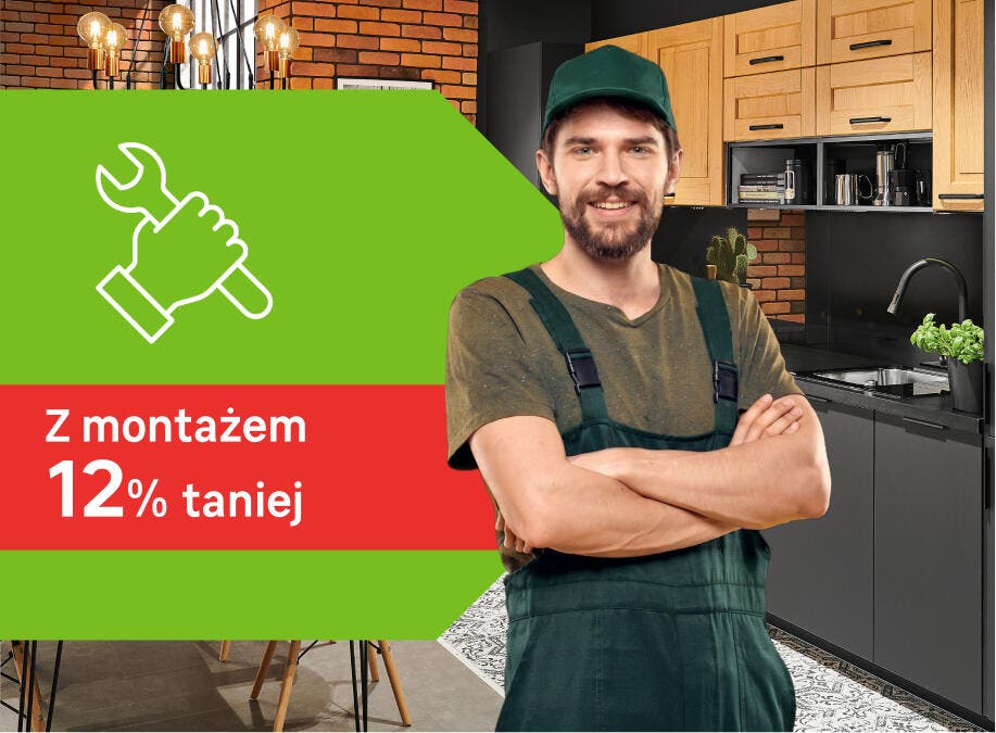 Kuchnia z montażem 12% taniej