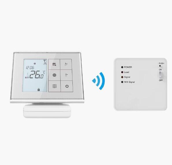 CRONOTERMOSTATO DIGITAL WIFI PROGRAMABLE CONTROL FRÍO Y CALOR DE SOBREMESA KPS
