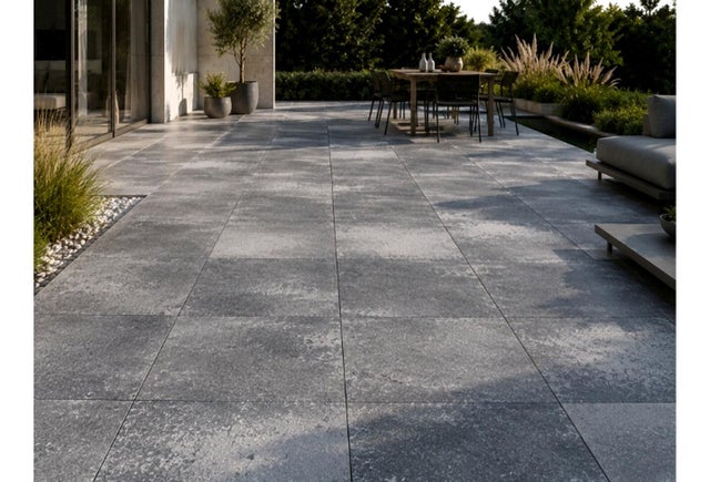 Lastra di cemento ETEREA JUPITER grigio L 50 x L 50 cm, spessore 40 mm