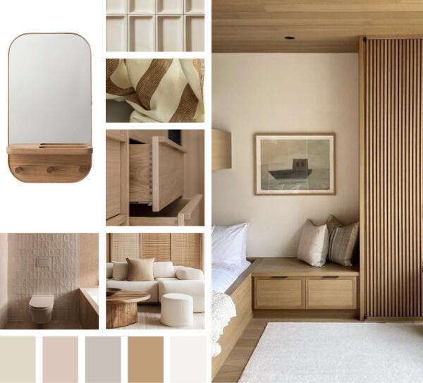 moodboard styl nature