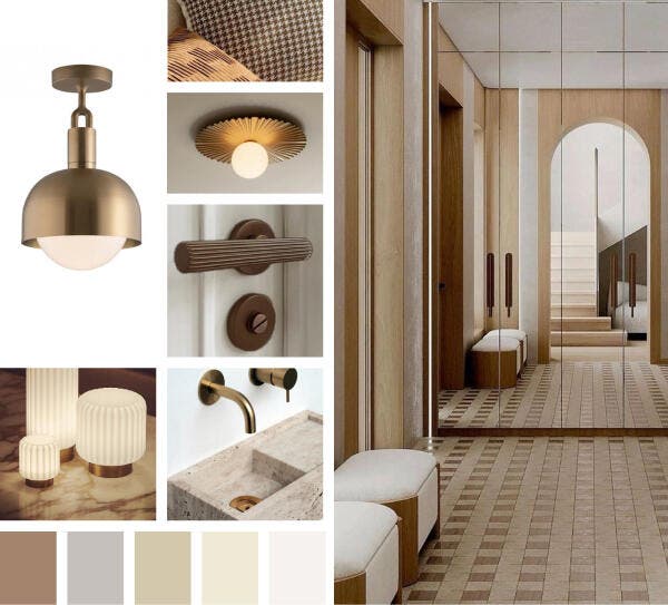 moodboard styl neoclassic