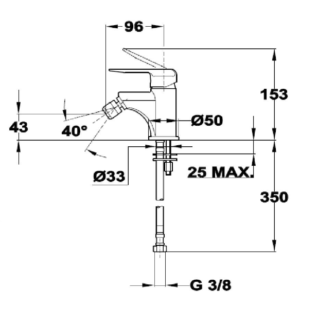 MONOMANDO BIDET INCA - 3
