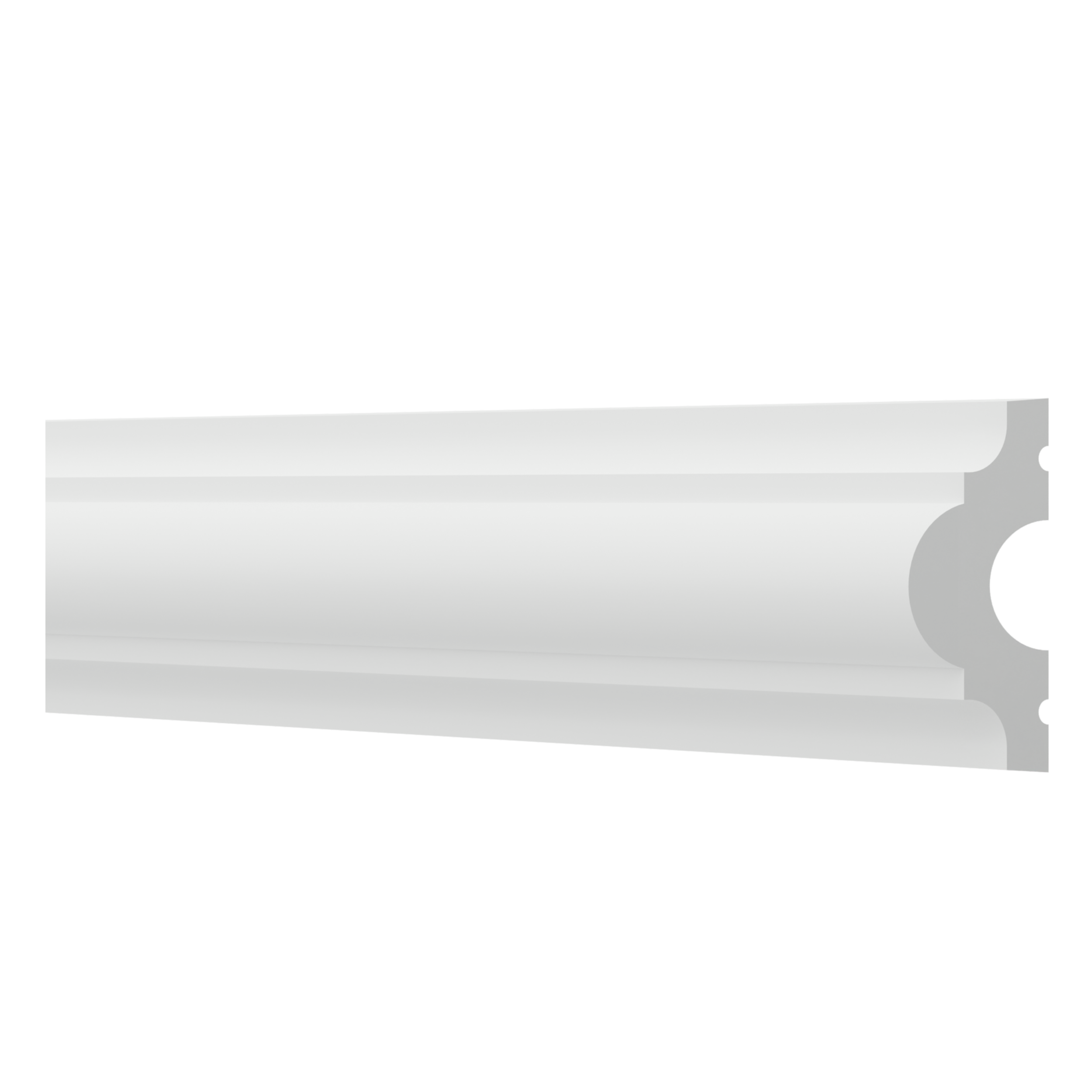 Listwa ścienna WD04A z polistyrenu 3.8 x 200 cm DMS