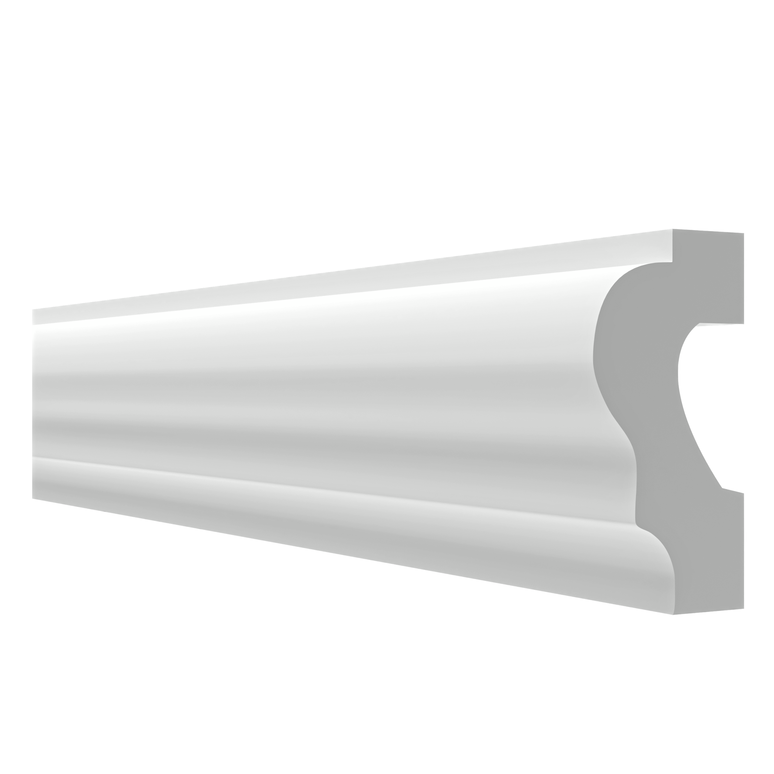 Listwa ścienna WD04B z polistyrenu 4 x 200 cm DMS