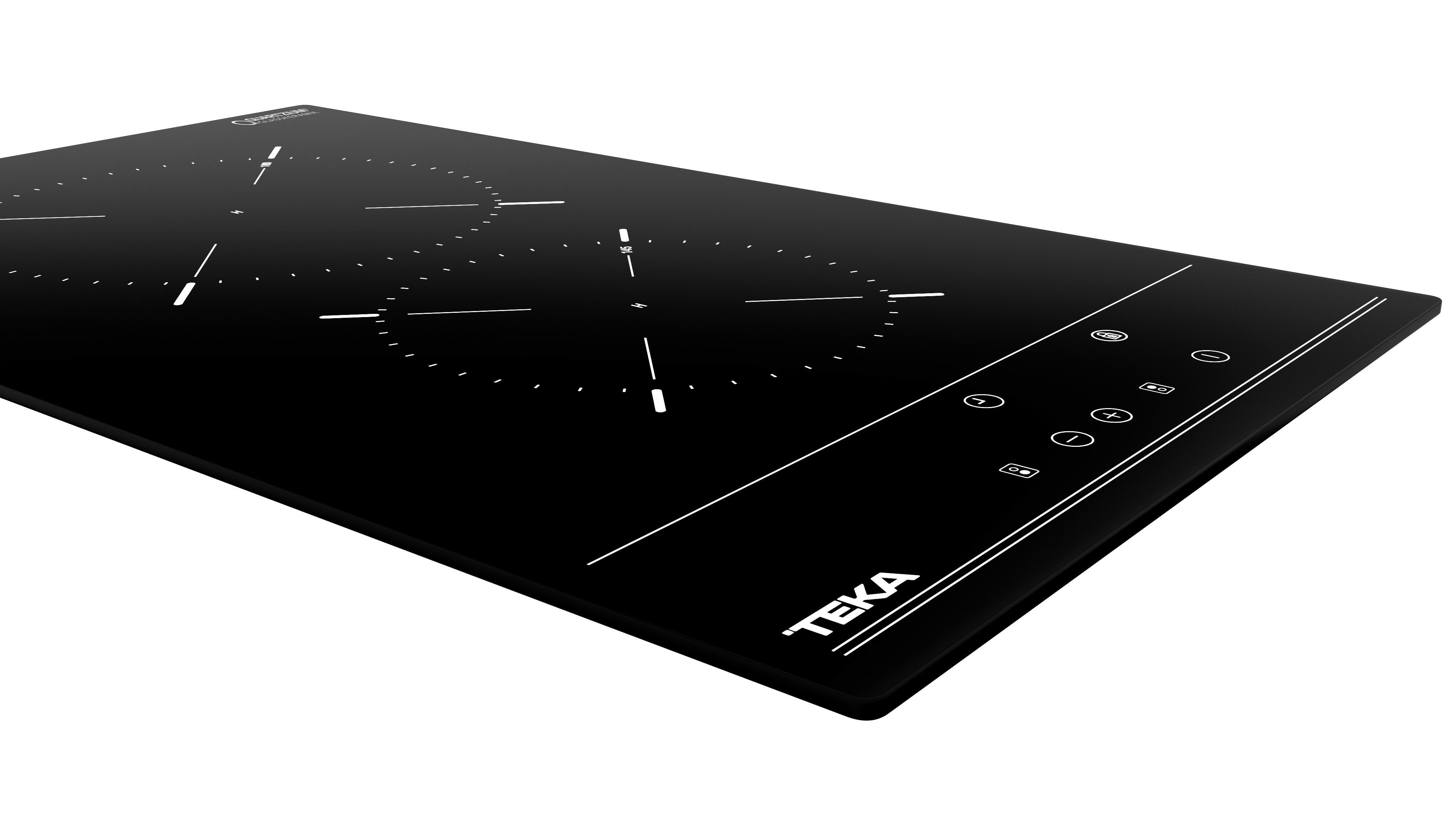 Placa vitrocerámica TEKA TBC 32010 con 2 zonas de cocción zona grande de 18cm 3000 W negro 30cm - 6