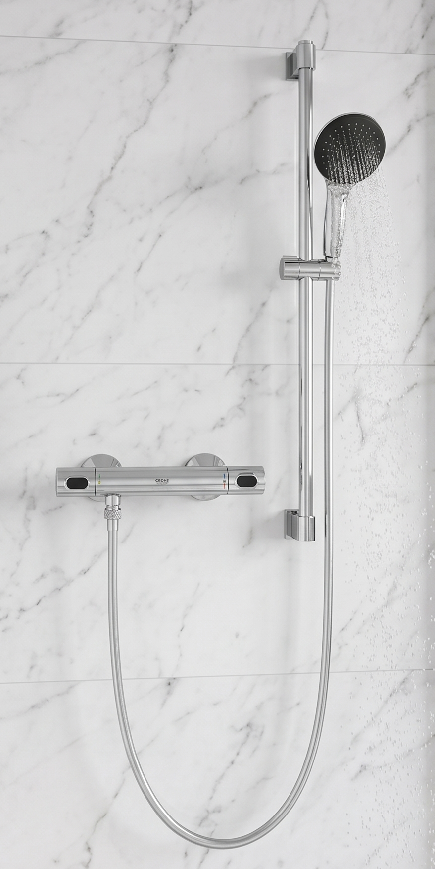 CONJUNTO DE DUCHA TERMOSTÁTICO PRECISION FLOW T - 3