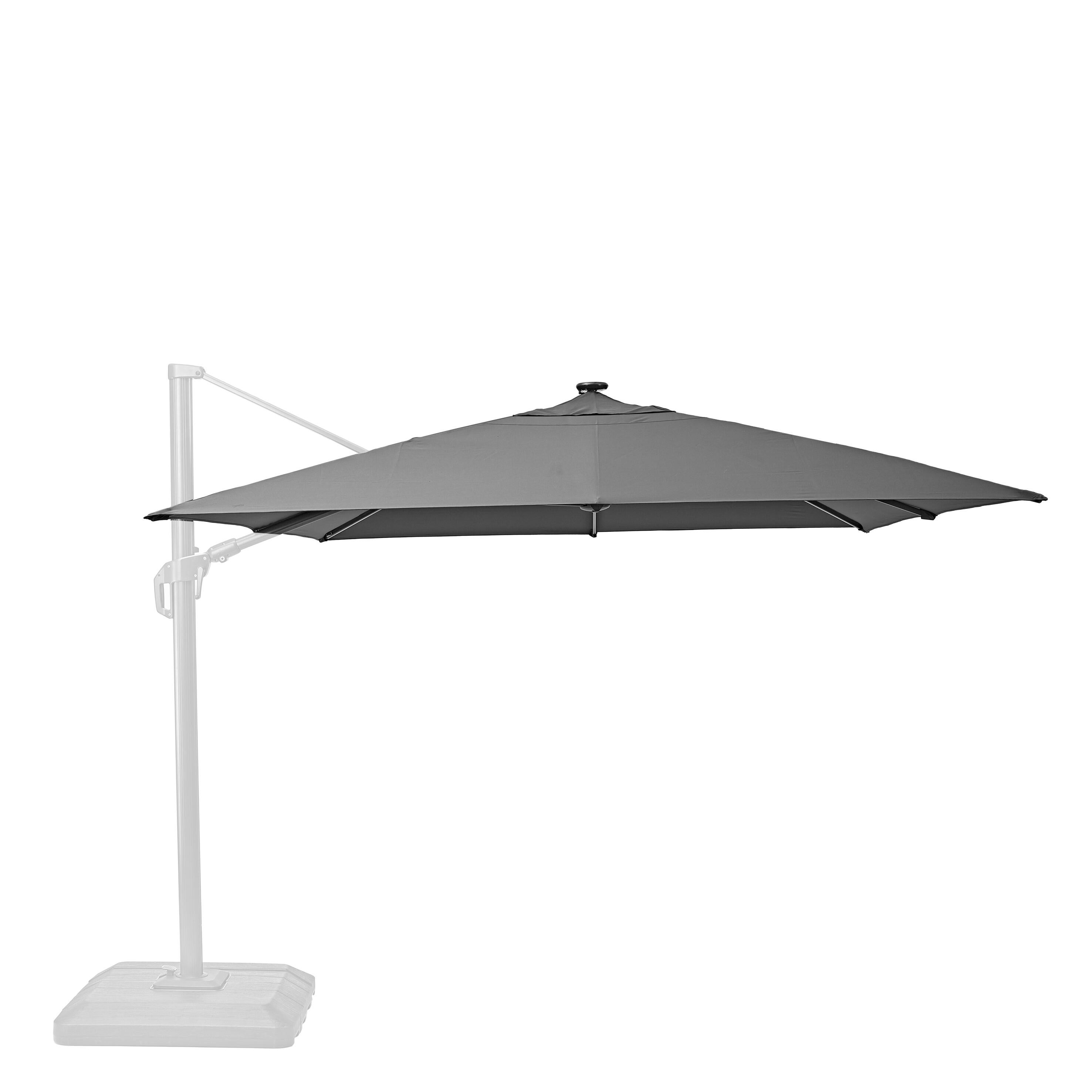Repuesto toldo parasol naterial sonora led antracita 280x390 cm