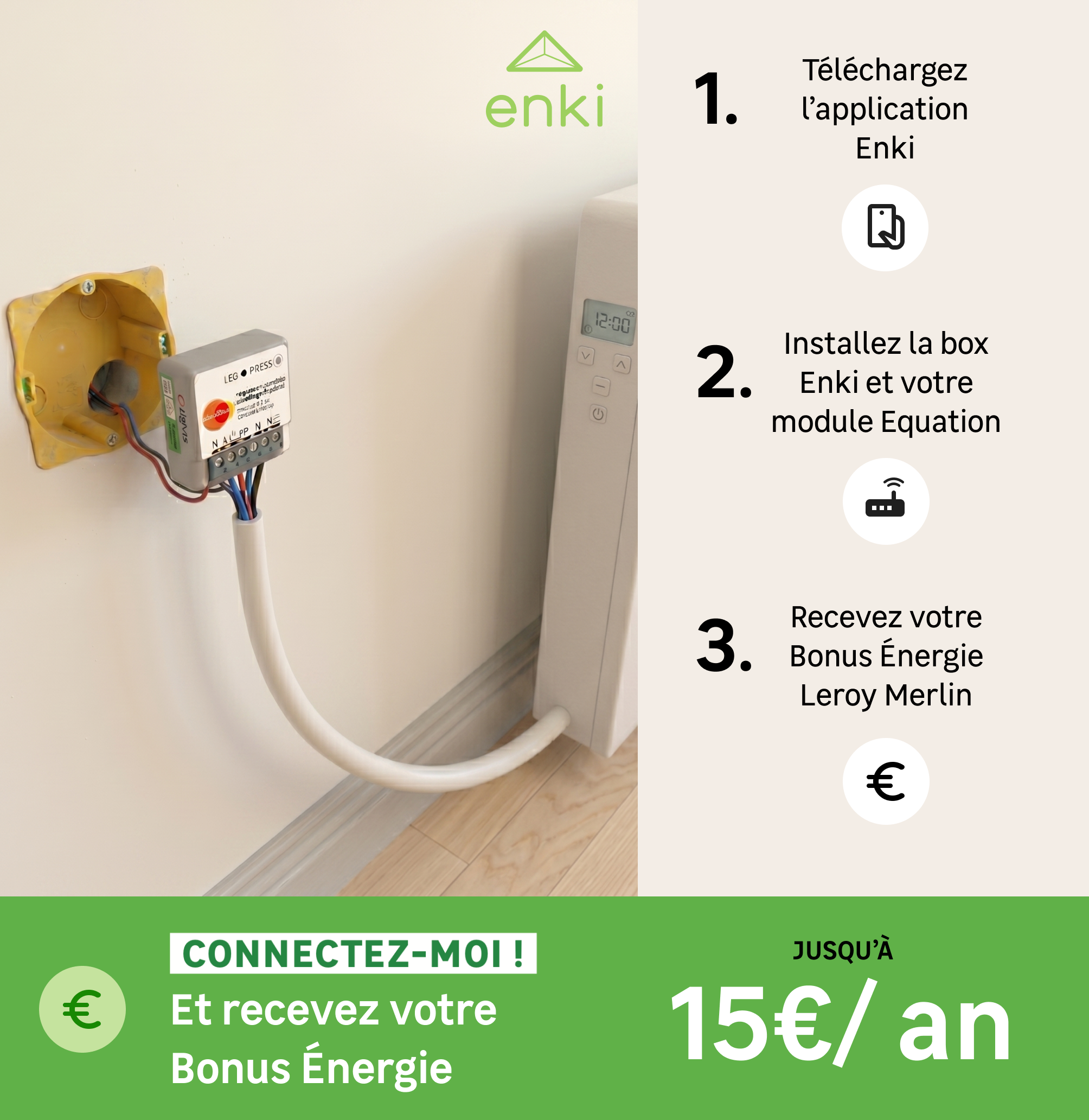 Radiateur électrique à inertie sèche 1000 W NOIROT Amaroc - 9