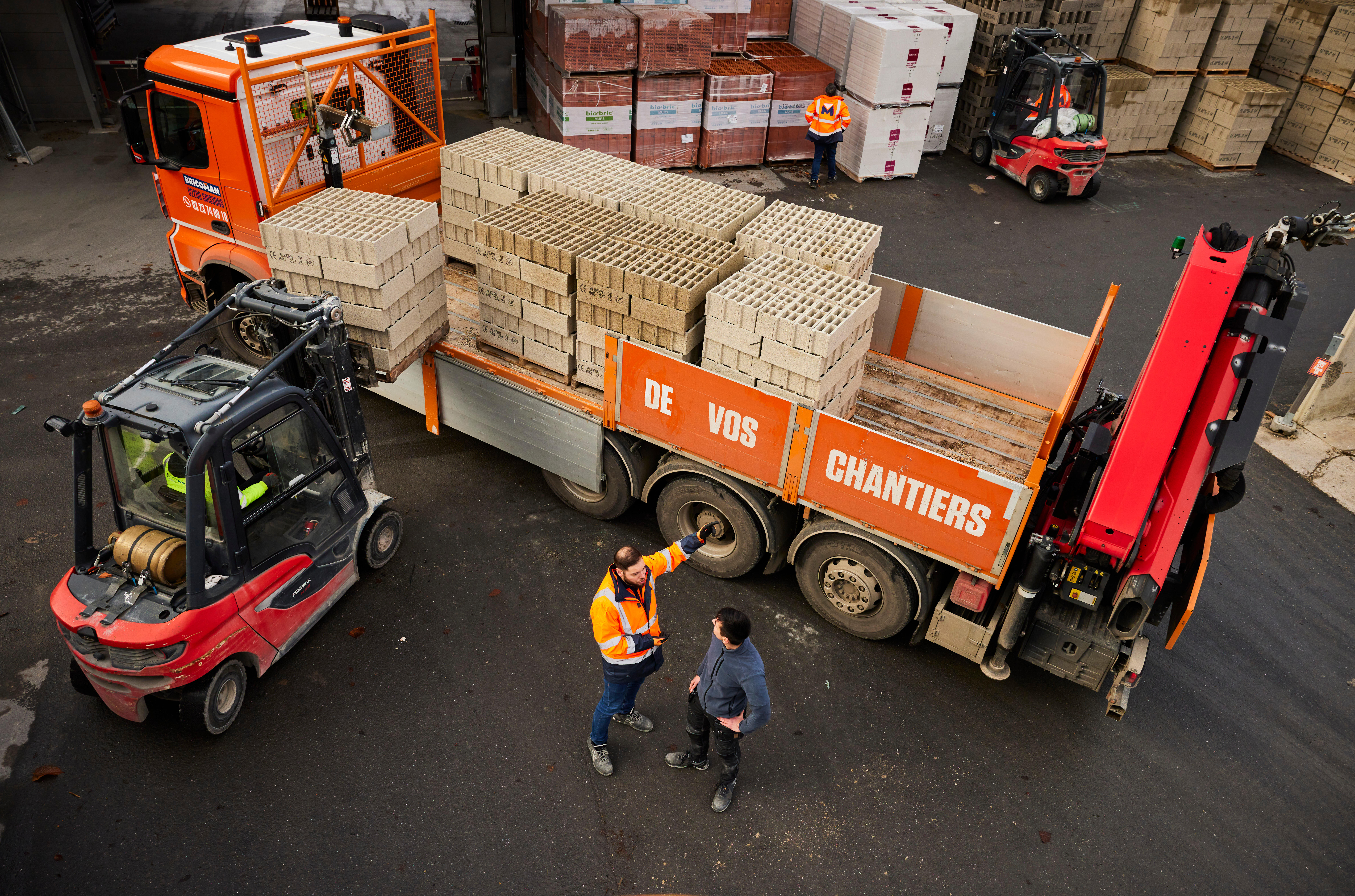 Camion de livraison