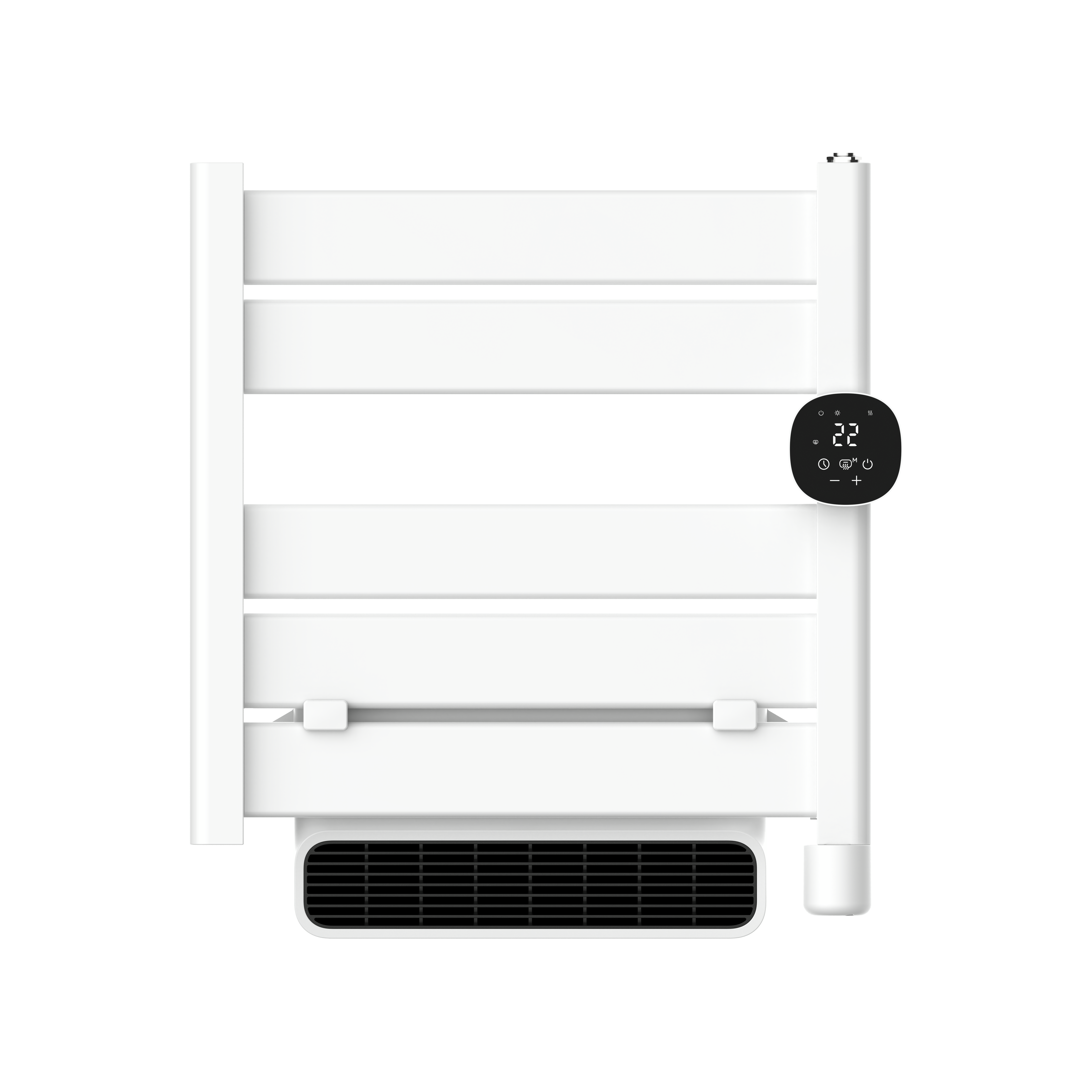 Sèche-serviettes électrique à inertie fluide 1300W Rivia HEALLUX blanc