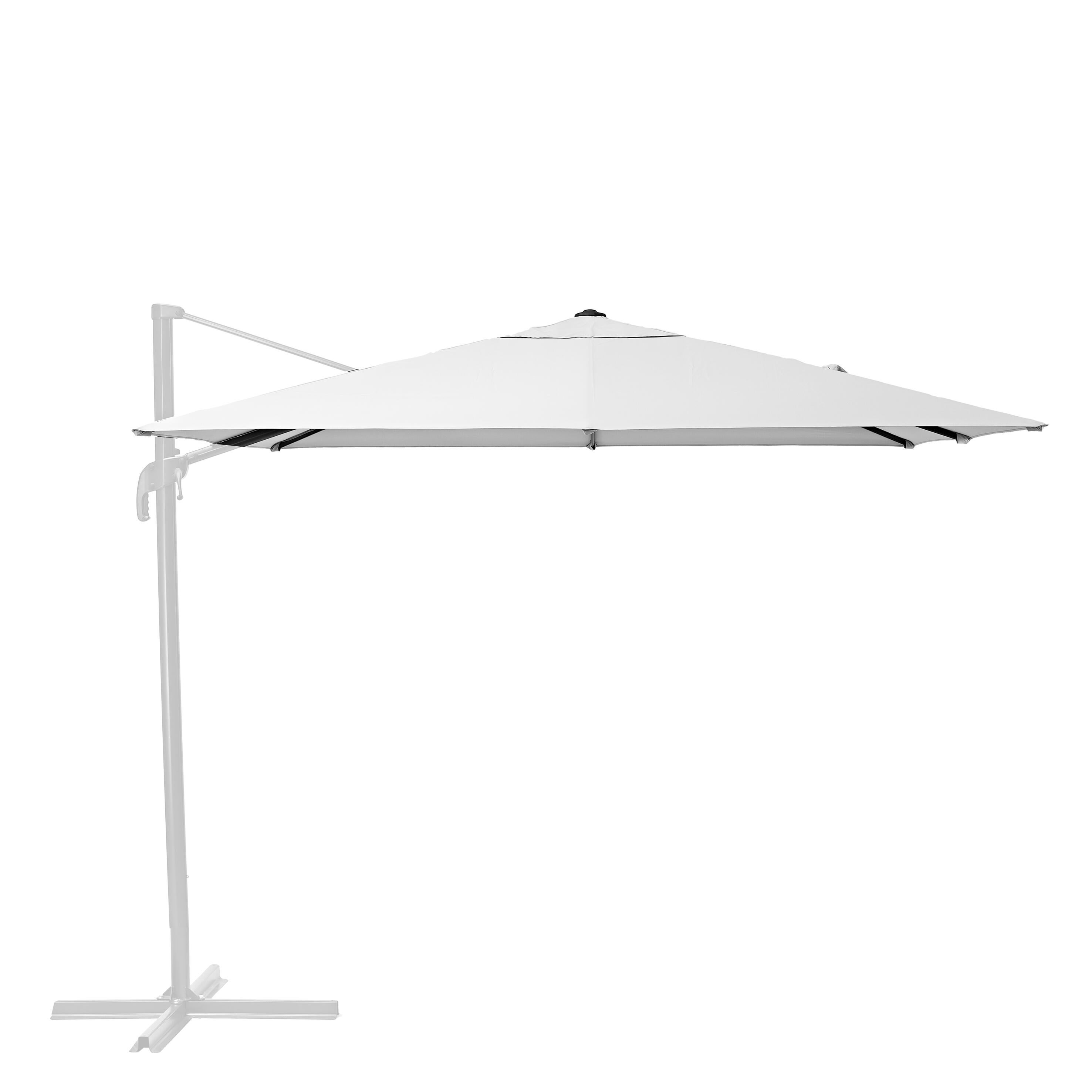 Repuesto toldo parasol excéntrico NATERIAL Sonora LED blanco 286x286 cm - 3
