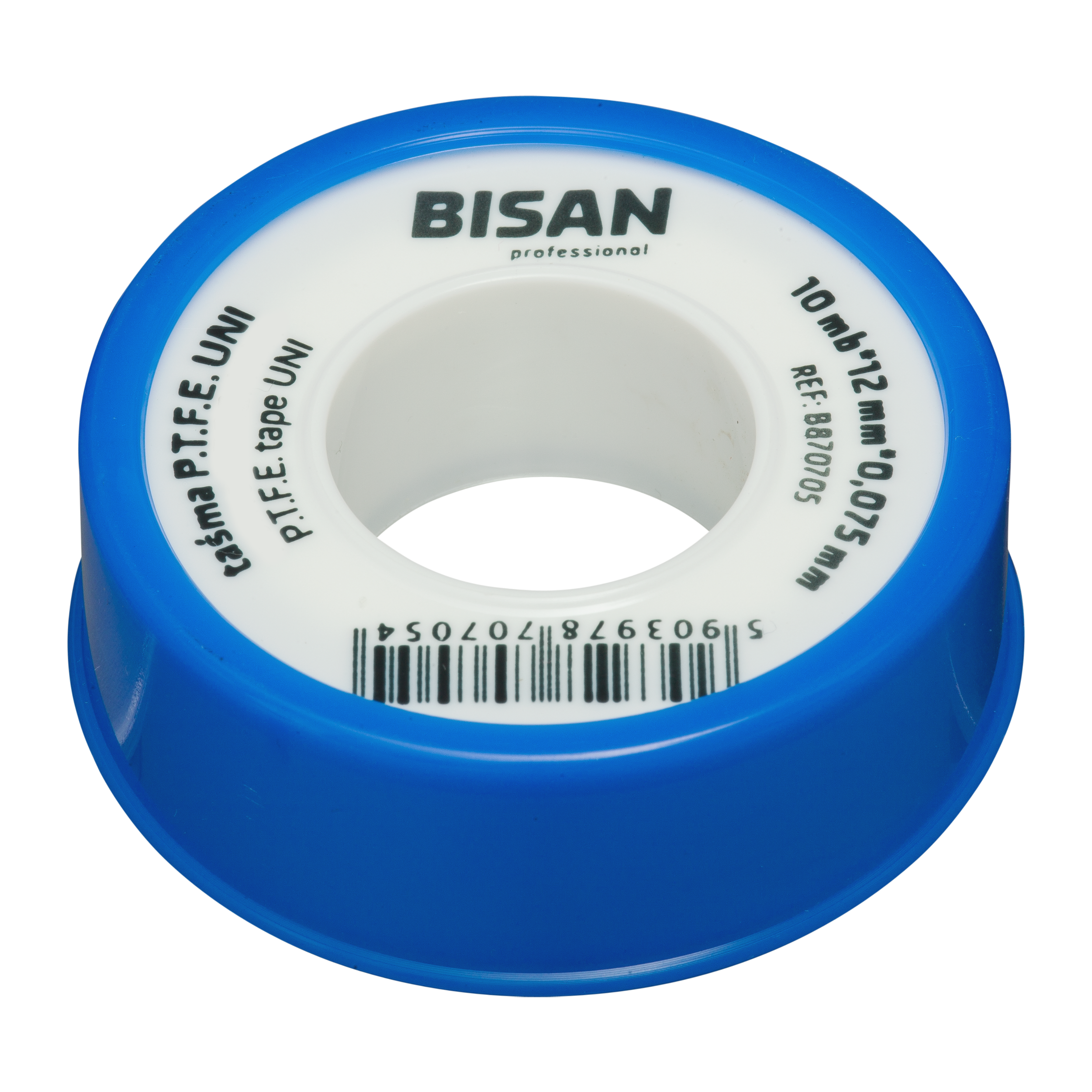 Taśma teflonowa do wody 12 mm/10 mb BISAN