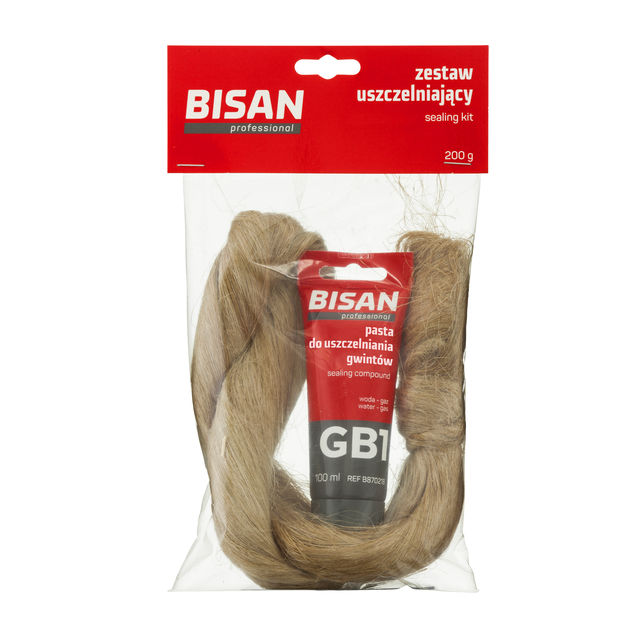 Zestaw uszczelniający 200 g PASTA + PAKUŁY BISAN