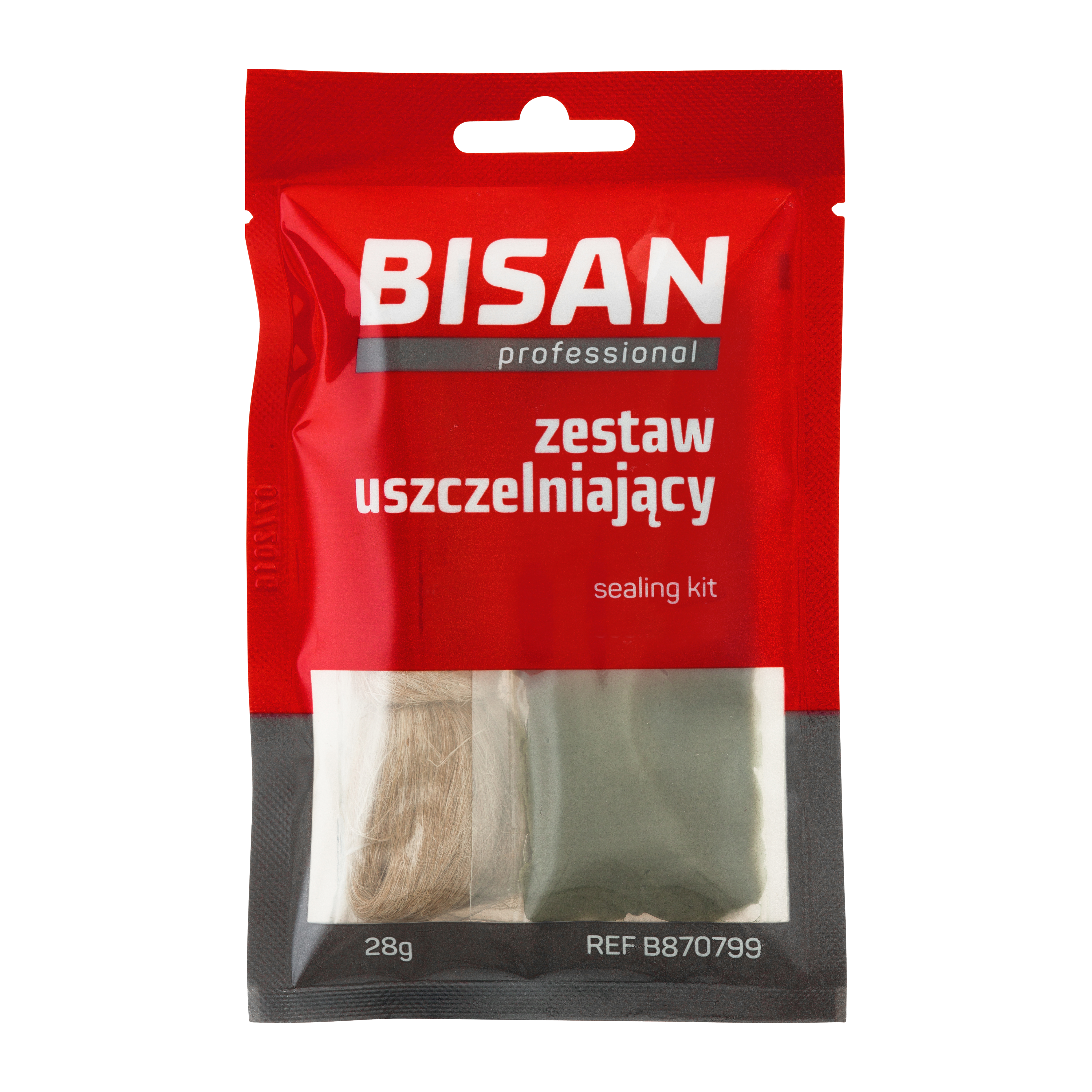 Zestaw uszczelniający 28G PASTA + PAKUŁY BISAN