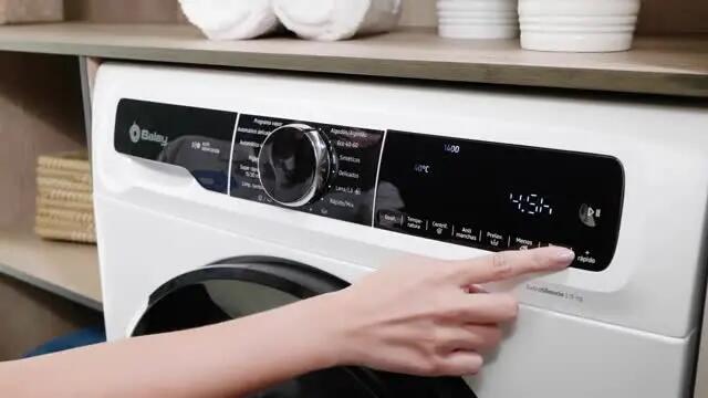 Lavadora BALAY 3TS390B carga frontal 9 Kg 1200 rpm 12 programas clase A blanco - 8
