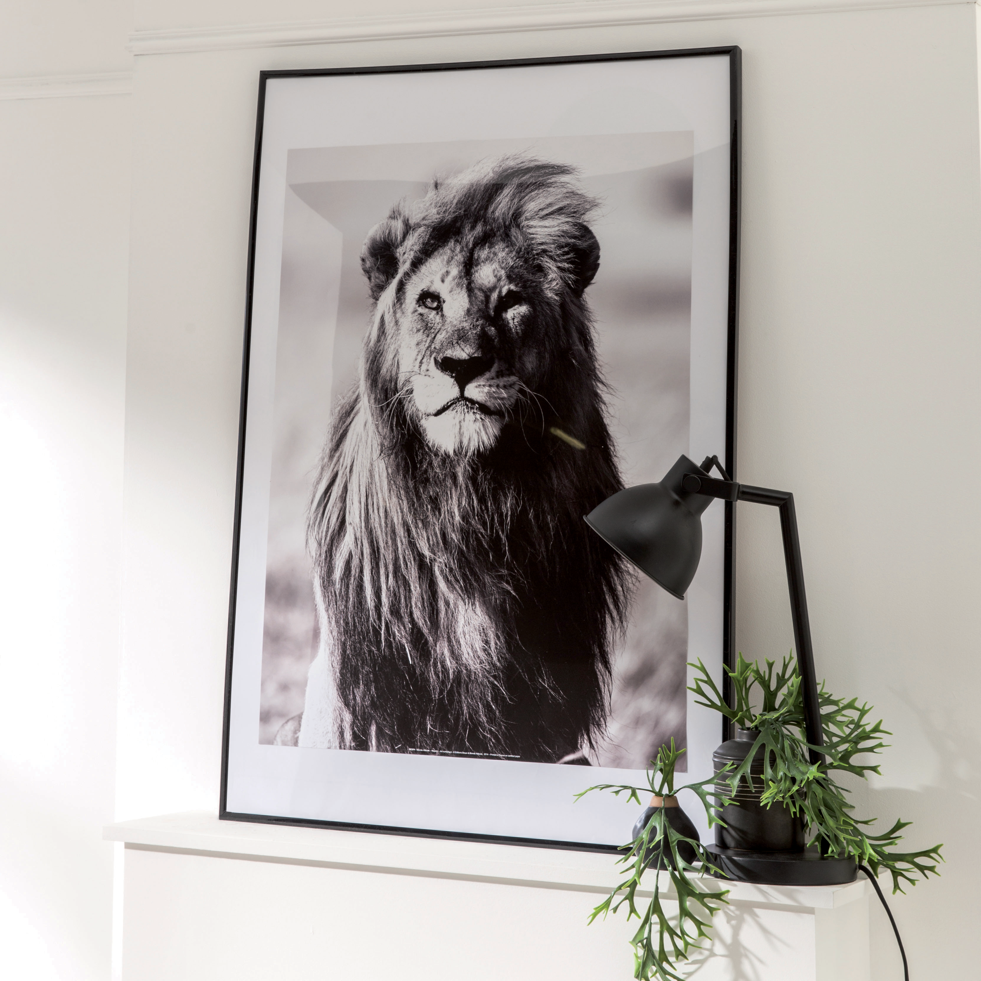 Cadre Lila, H.70 x l.50 cm noir, INSPIRE - 5