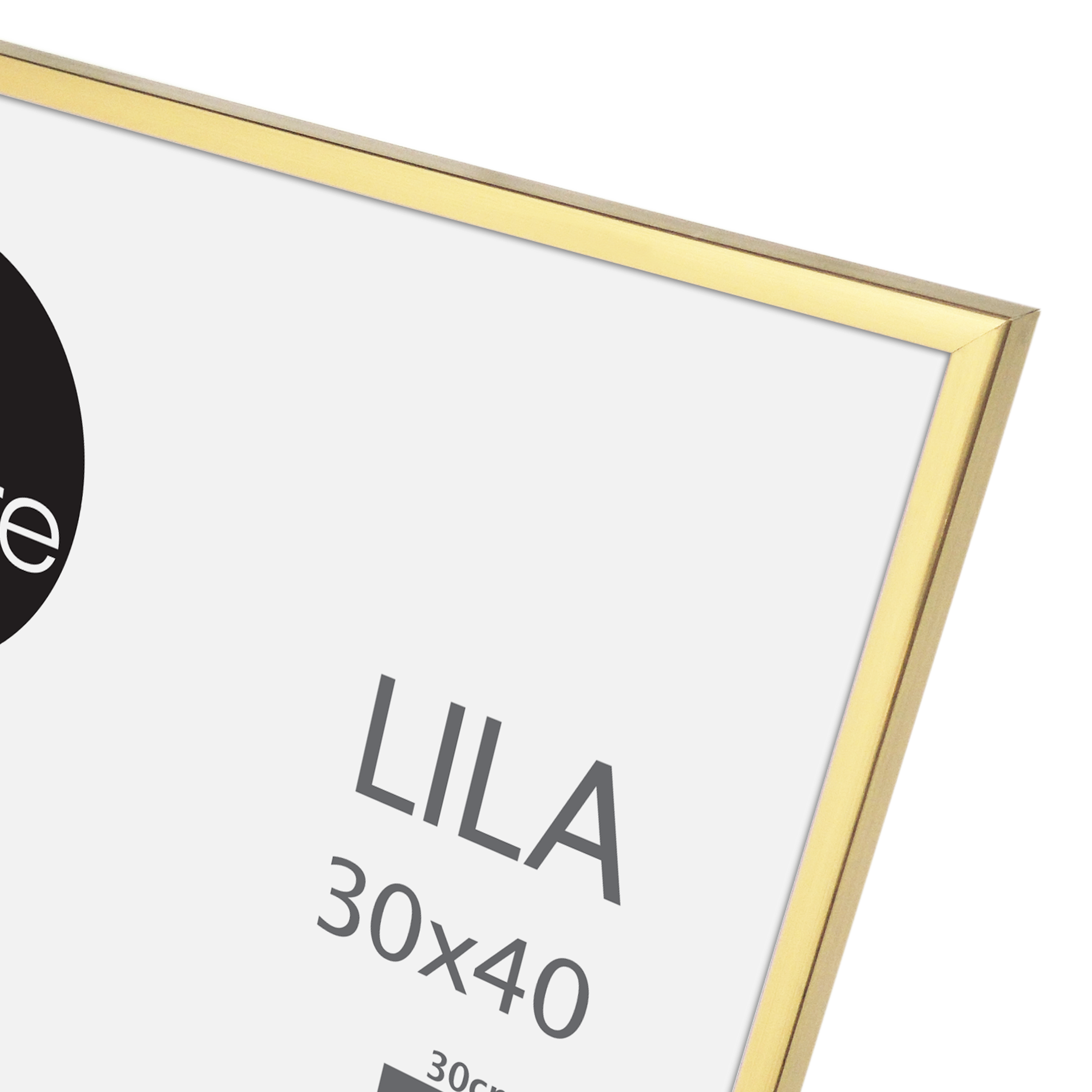 Ramka na zdjęcia Lila 30 x 40 cm złota Inspire - 25