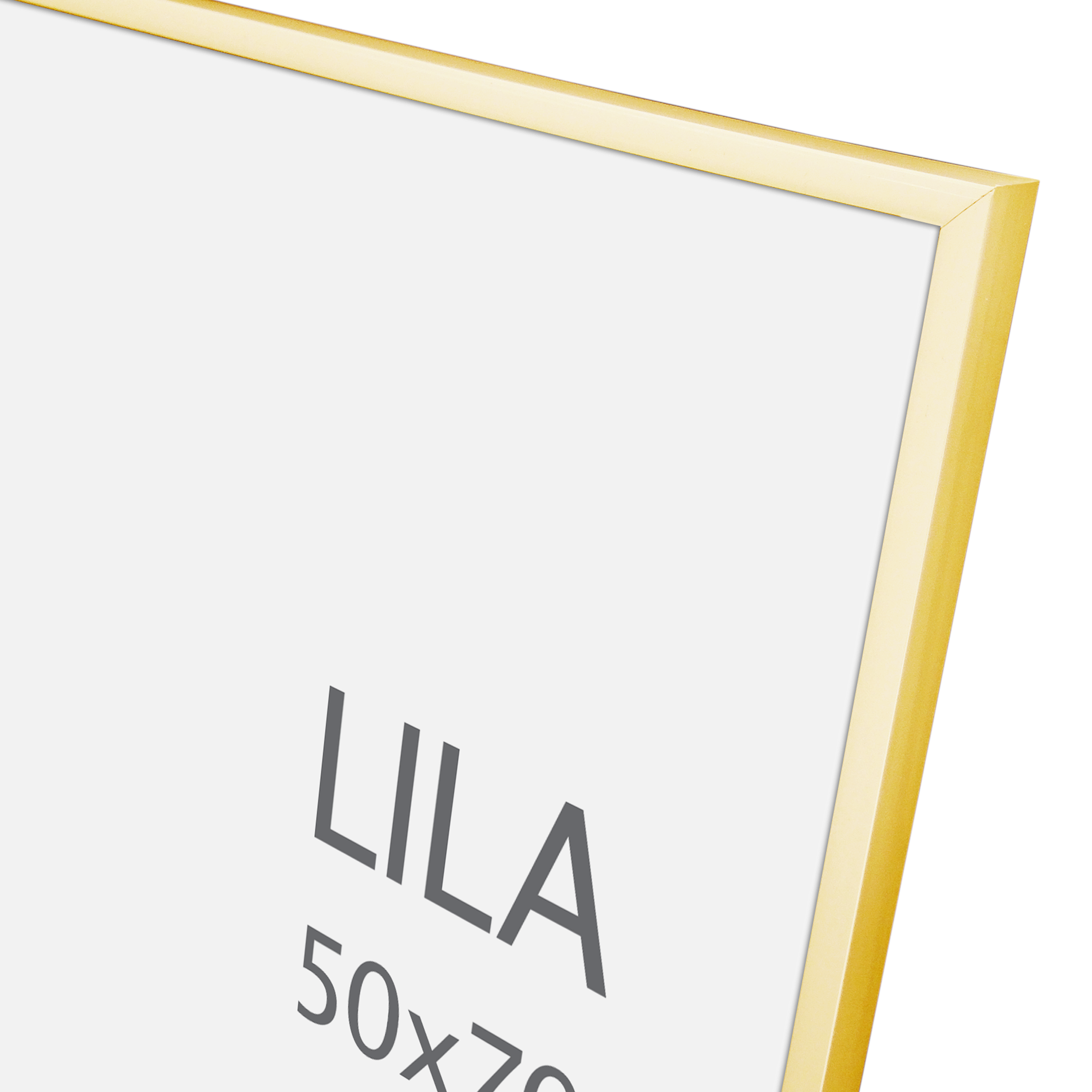 Cornice 50x70 cm in pvc oro lucido per foto INSPIRE Lila - 21