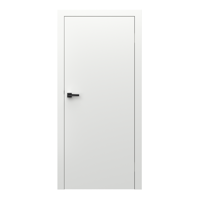 Drzwi wewnętrzne bezprzylgowe 80 prawe pełne białe Porta Vector T
