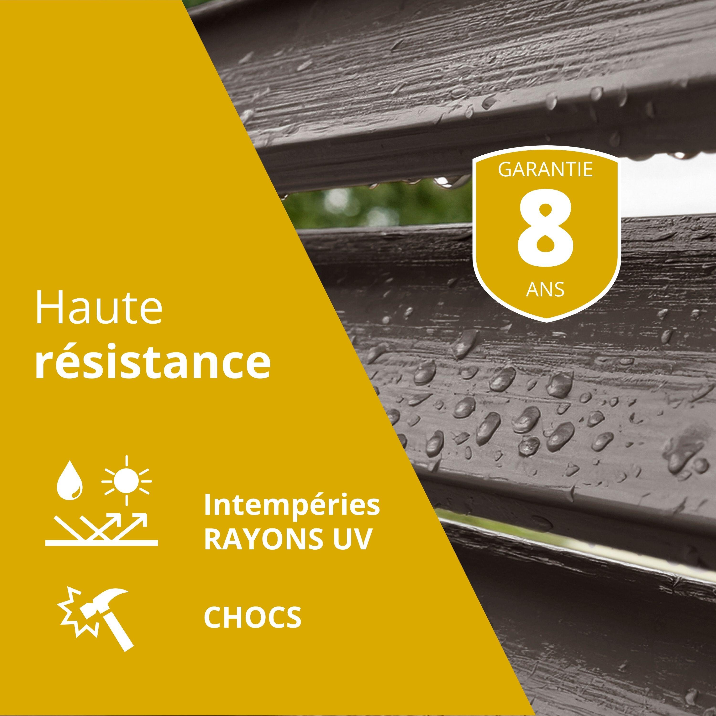 Peinture extérieure bois, fer, plastique V33 brun havane satiné 125ml - 5