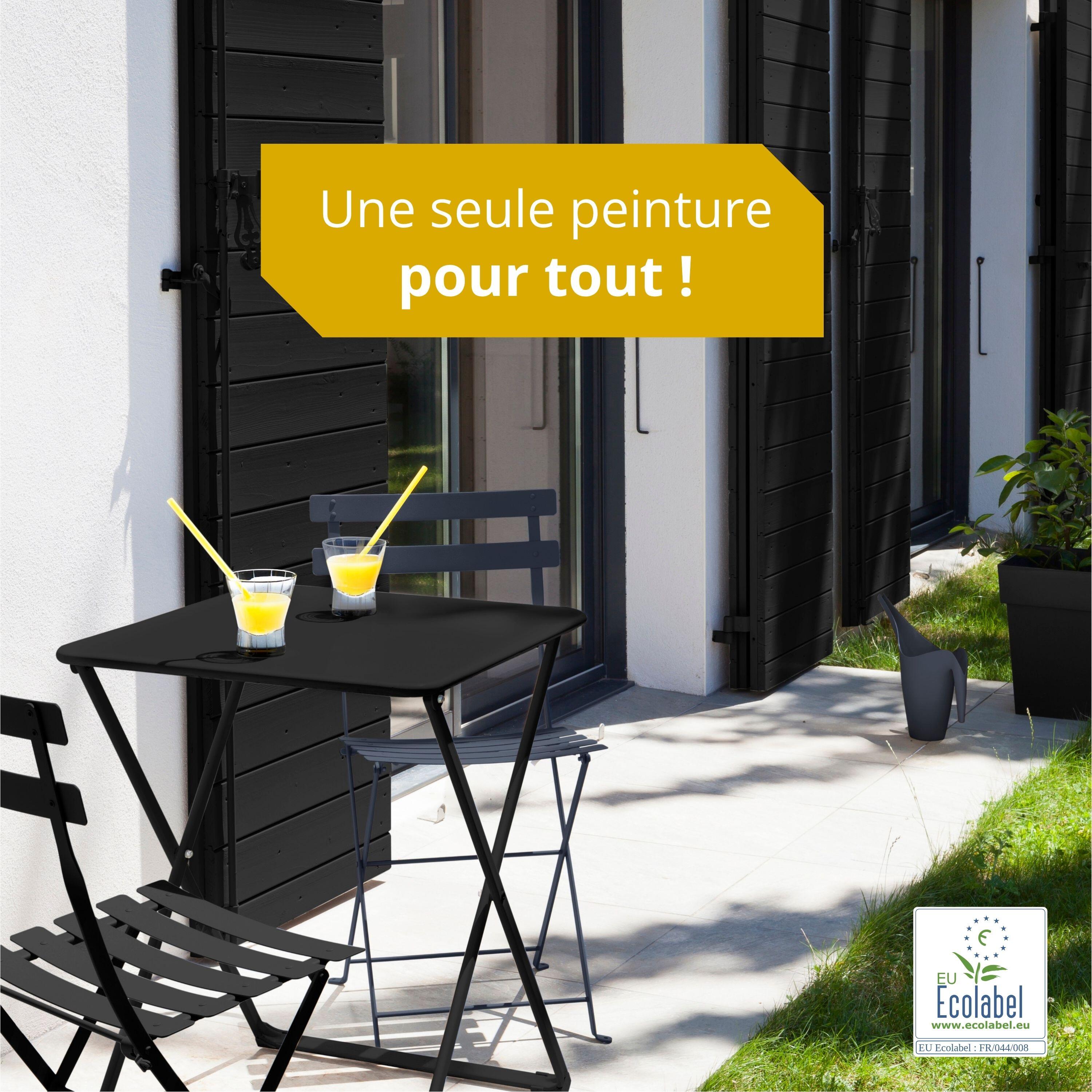 Peinture extérieure bois, volet V33 noir satiné 125ml - 7
