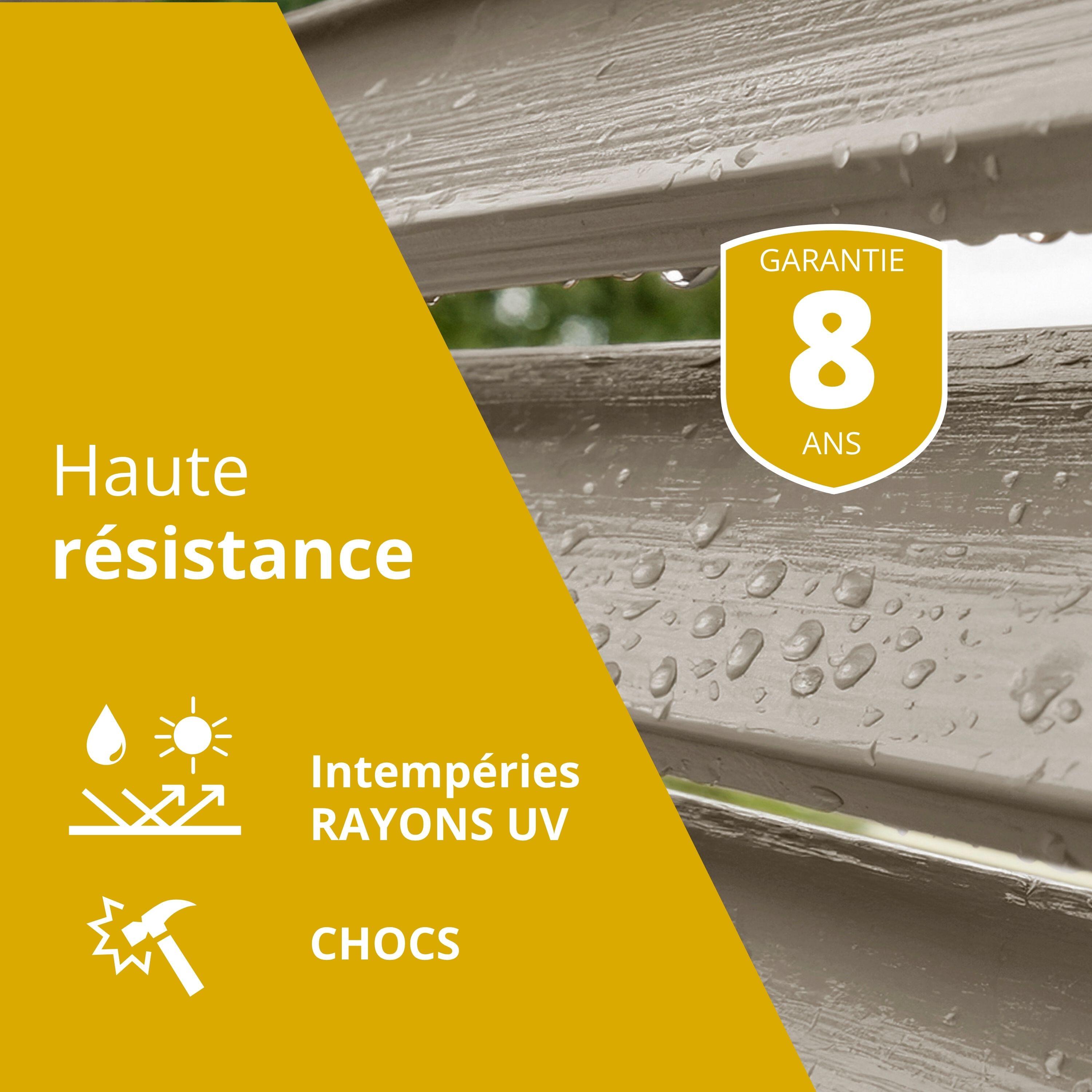 Peinture extérieure bois, fer, plastique V33 beige argile satiné 0.5l - 5