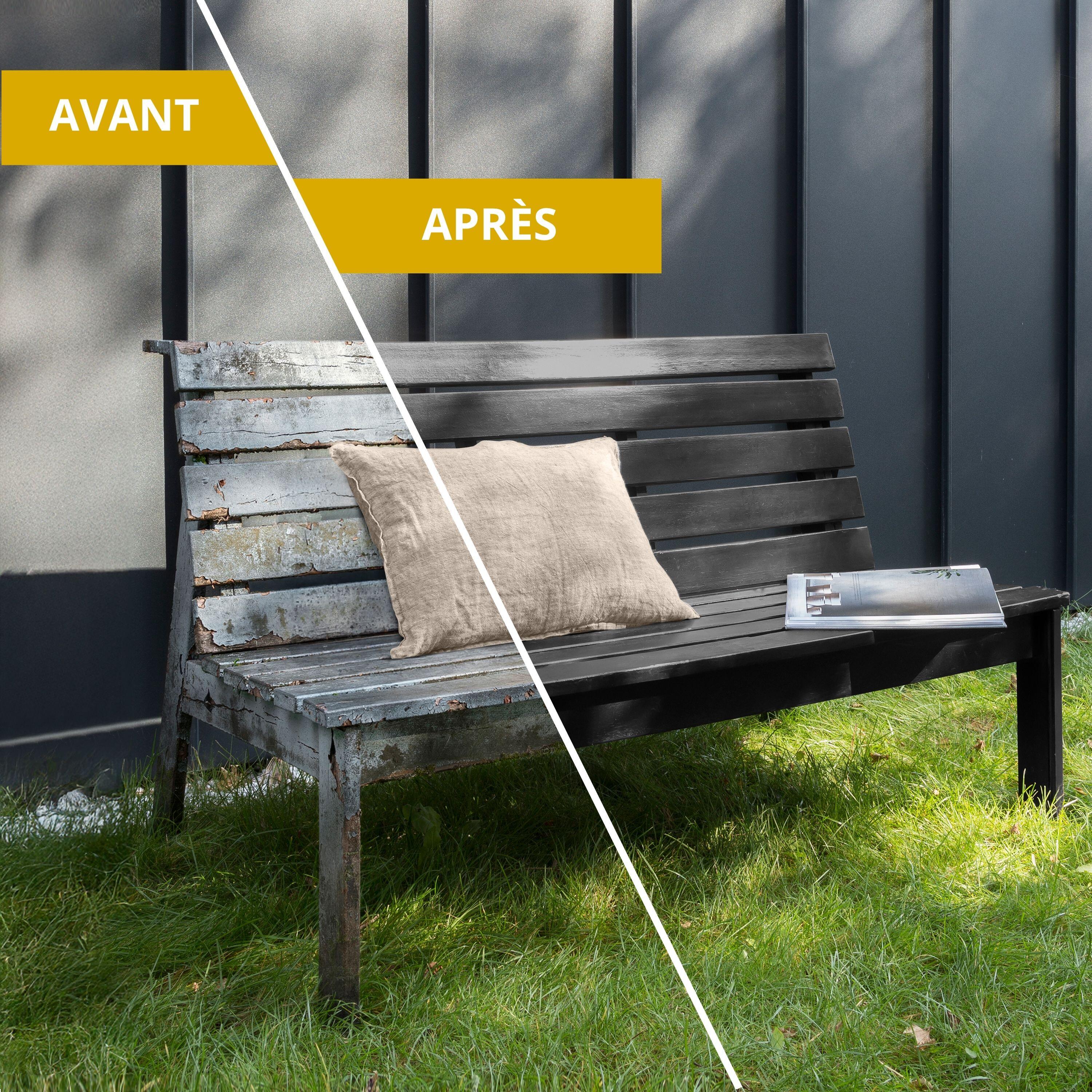 Peinture extérieure bois, volet V33 noir satiné 125ml - 6