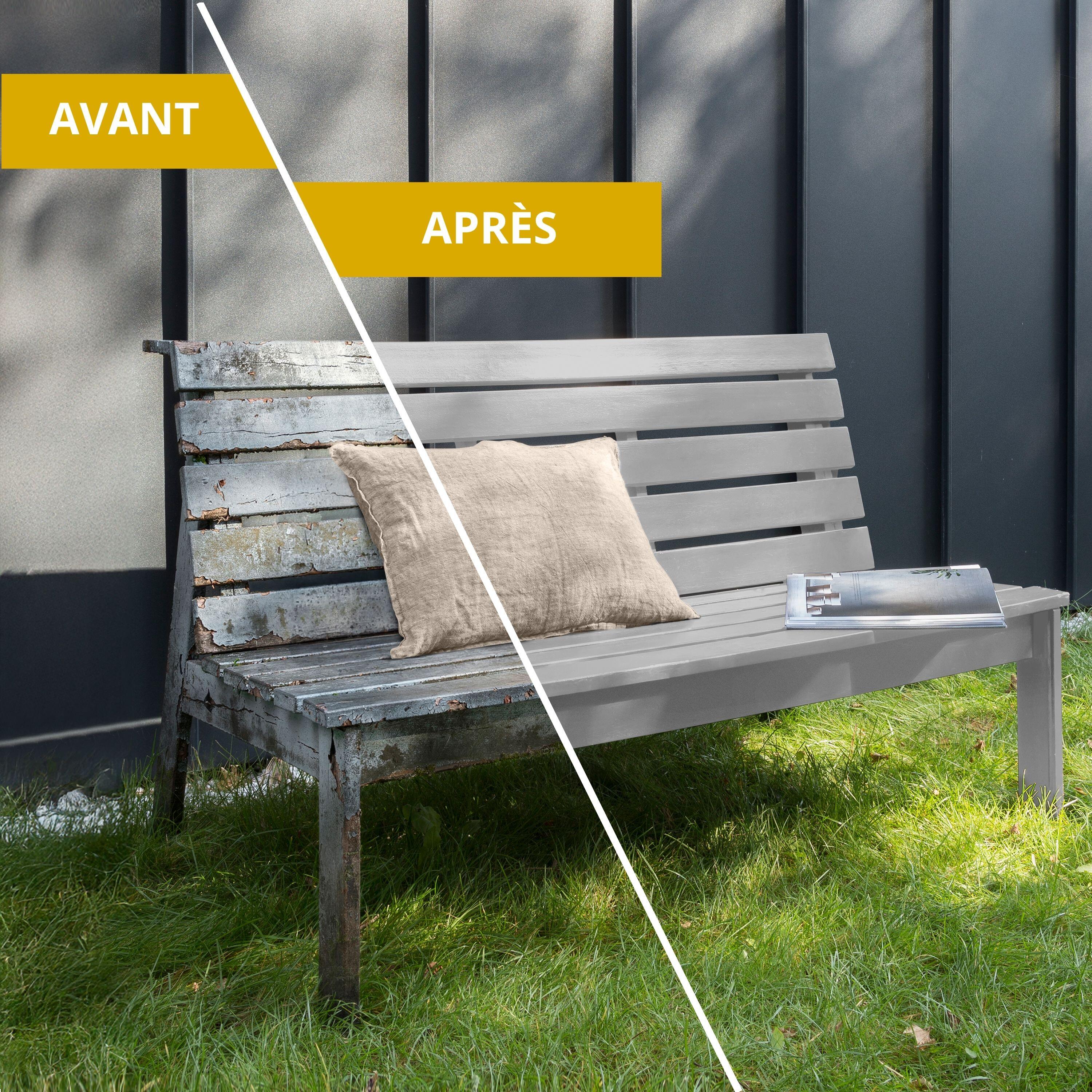 Peinture extérieure bois, fer, plastique V33 gris soie satiné 2l - 6