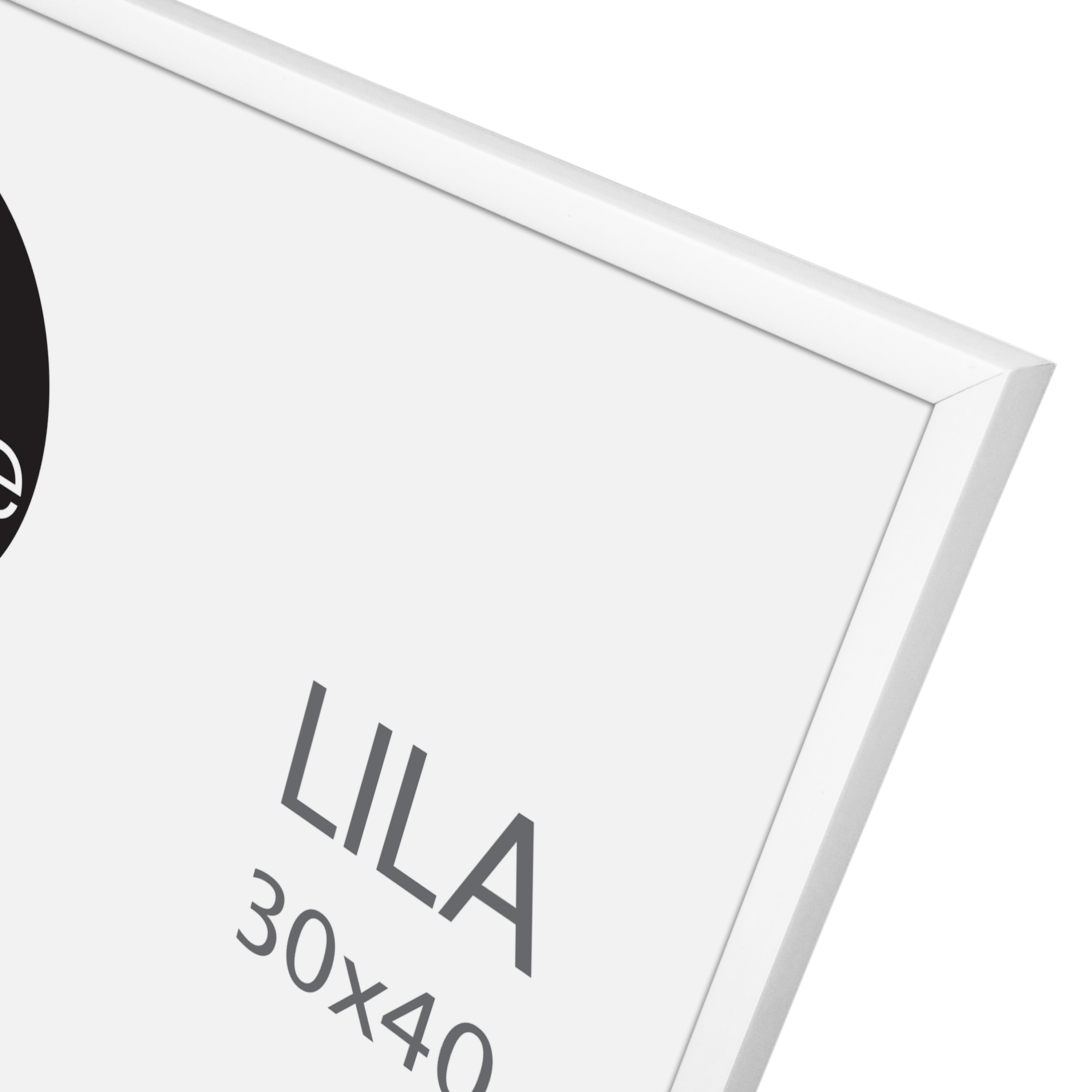 Moldura Lila 30x40cm branco Inspire - 8