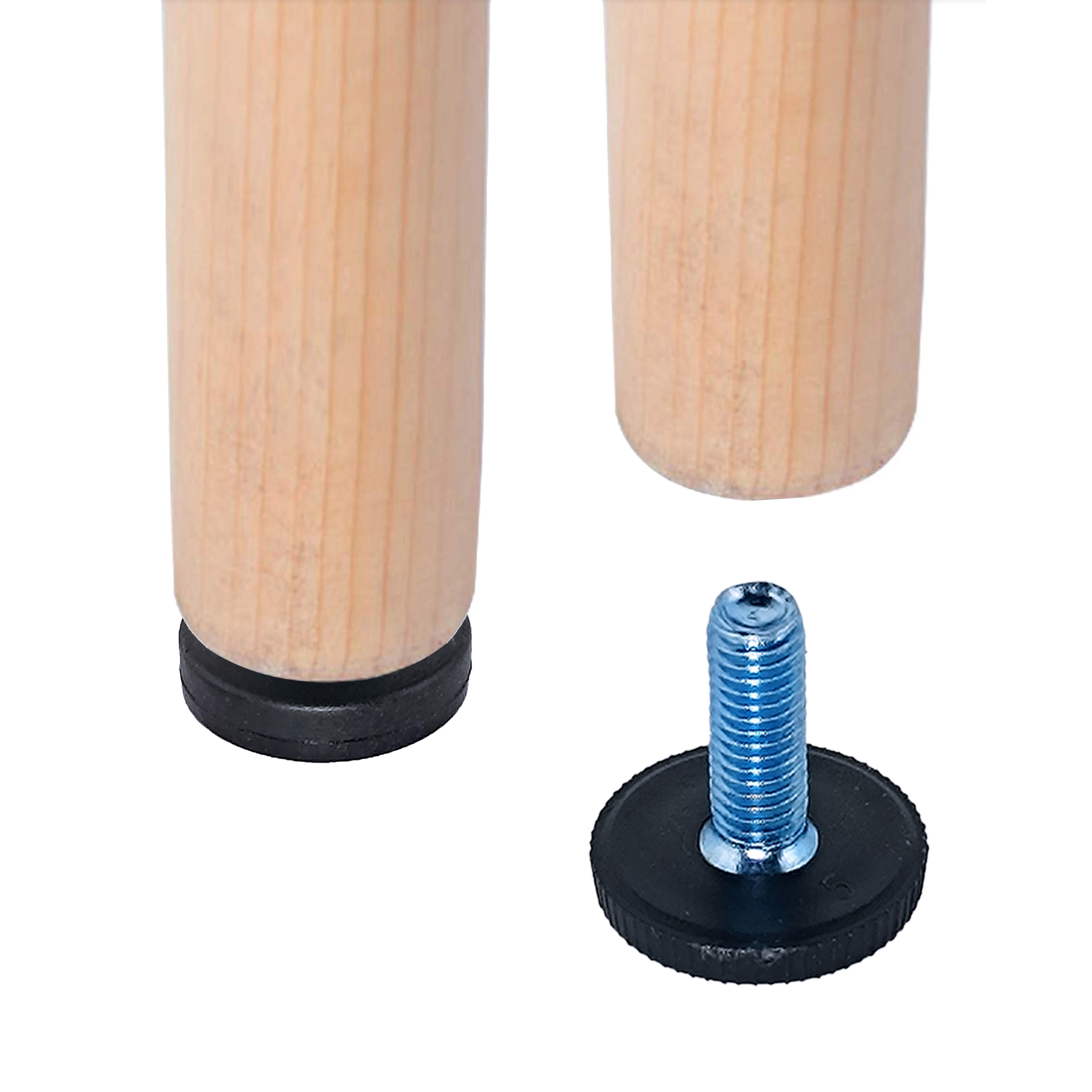 TORNILLO NIVELADOR PARA PATA METALICA M8. 4UDS - 3