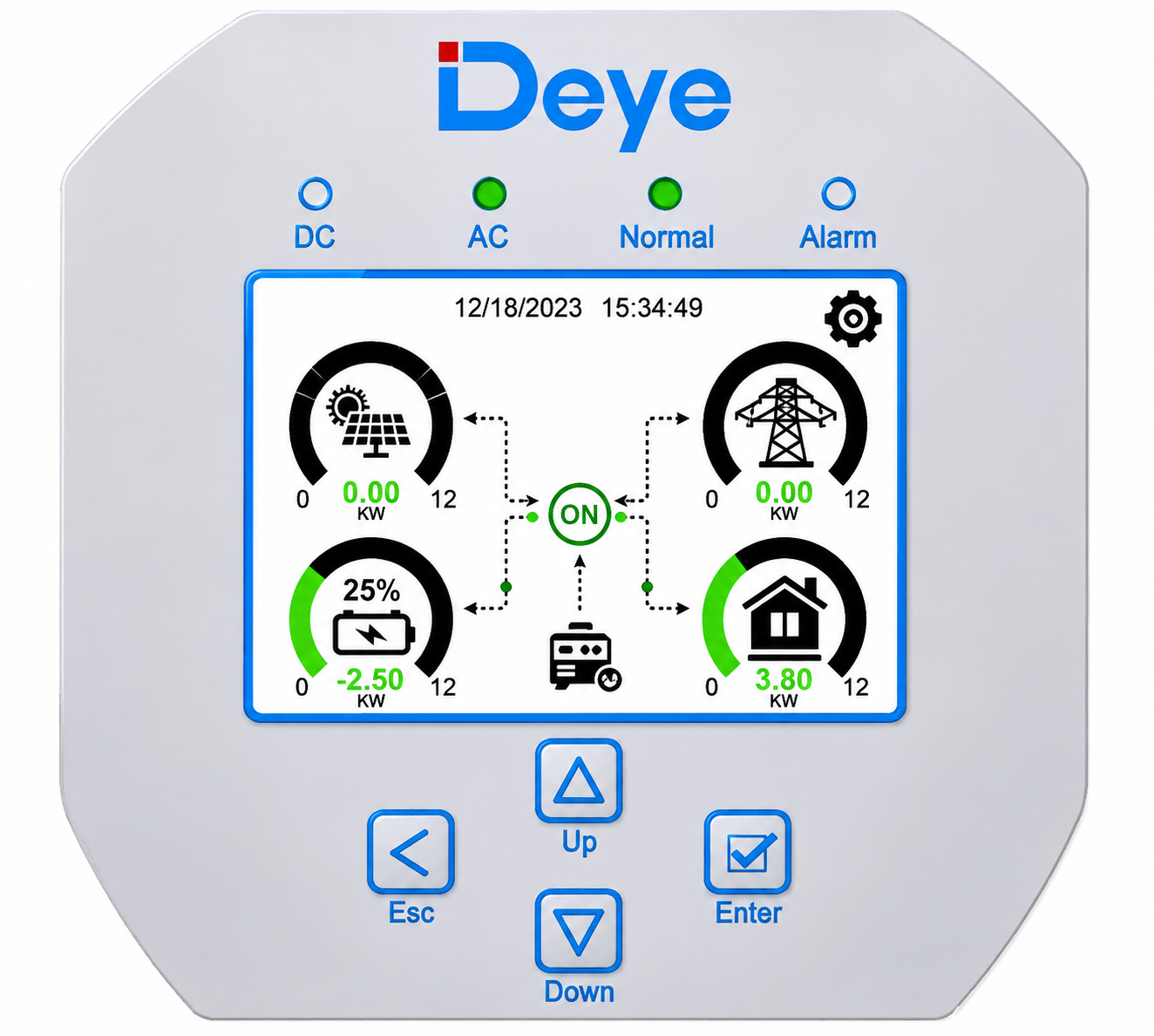 Inversor para energia renovável monofasico Deye 10 kw - 3
