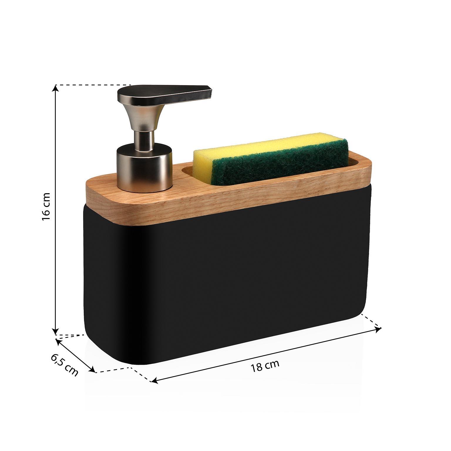 Dosificador de jabón Nordic Versa negro - 2