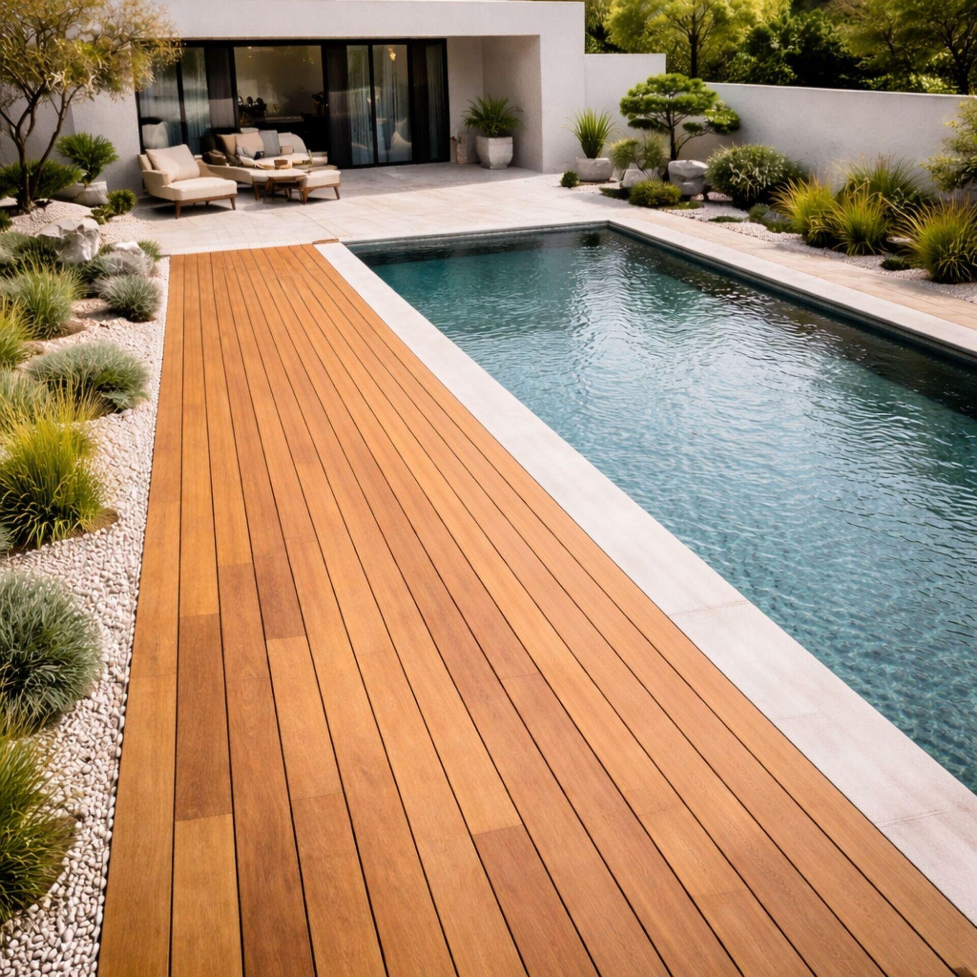 Lame terrasse bois tali, L.300 x l.14.5 cm x Ep.21 mm - 3