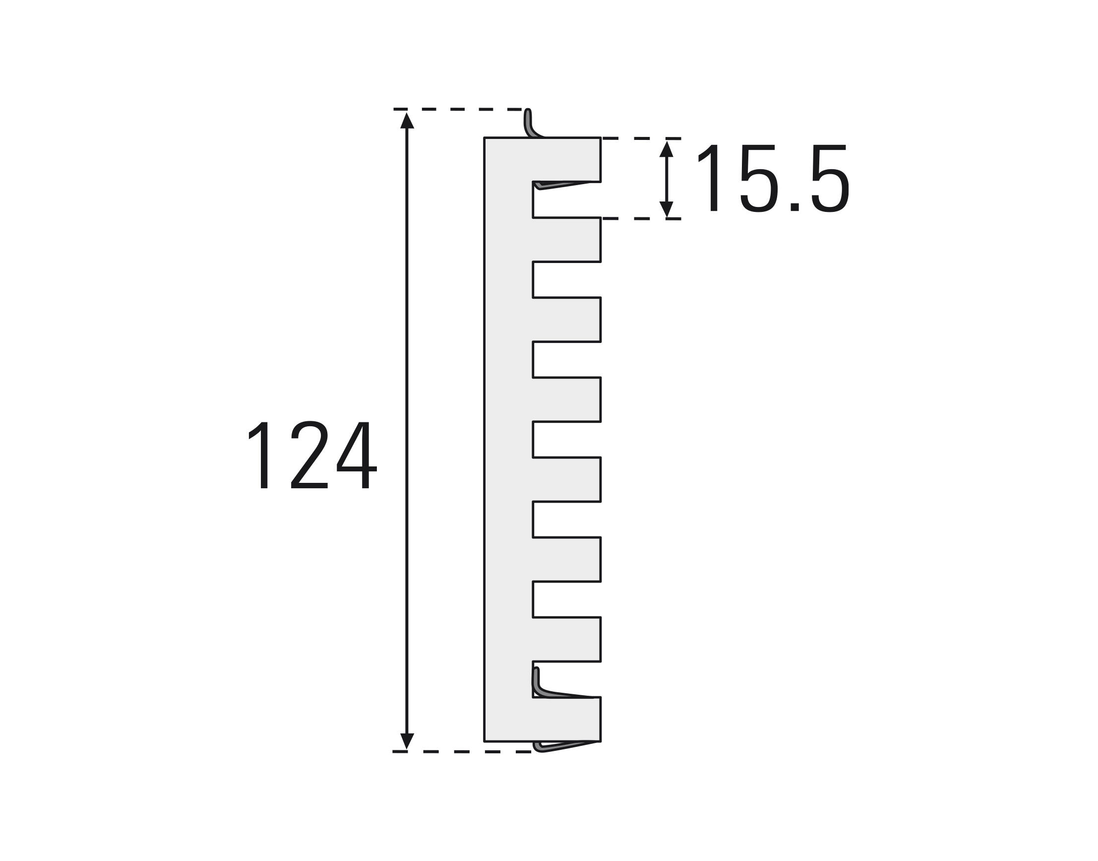 Grelha para ventilador e forno  12.4X59.8 cm - 4