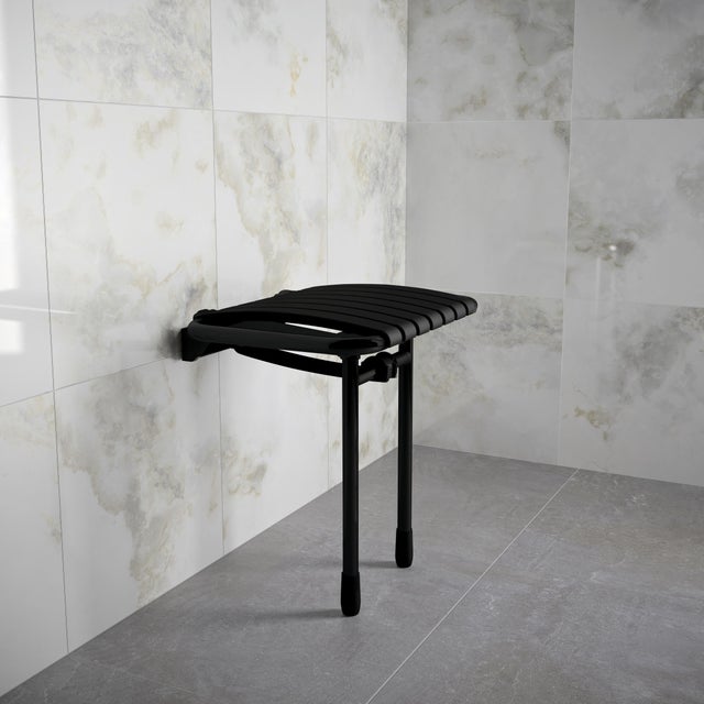 Siège de douche noir AKW