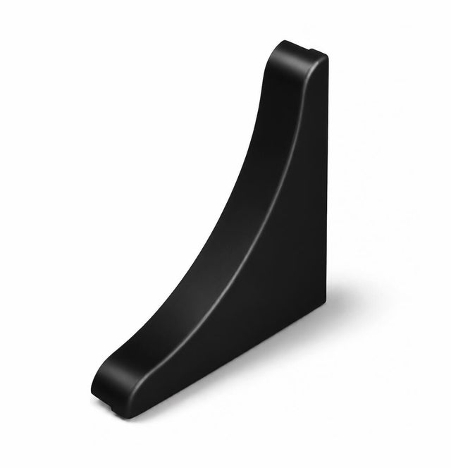 Tapa de copete cóncavo DELINIA para cocina color negro