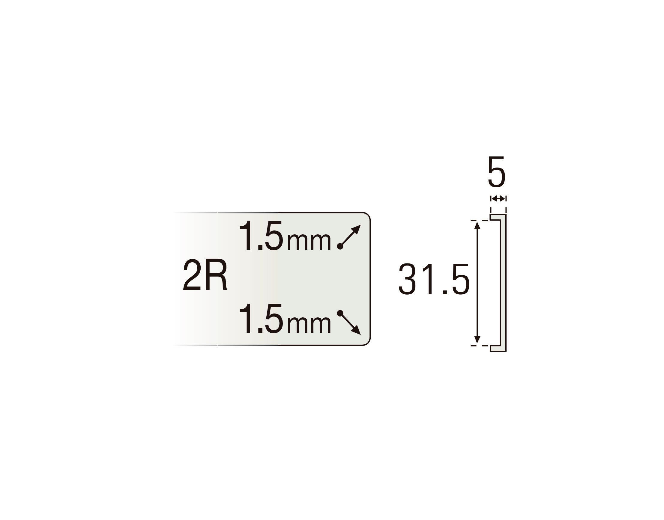 Tapa de encimera de cocina recta 30 mm negra Delina - 2