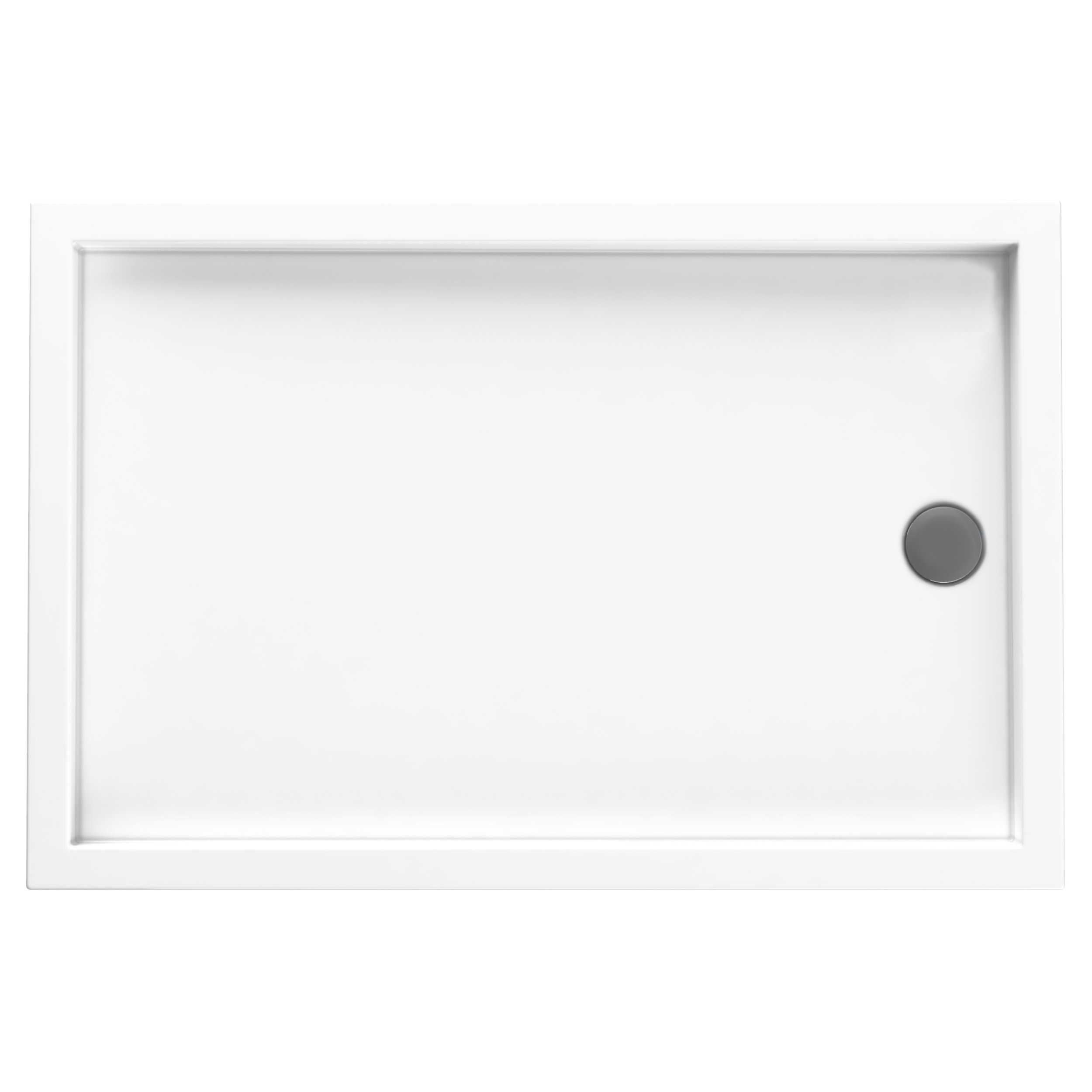 Brodzik Zintegrowany Prostokątny Sensea Frigo 90 x 160 x 12 cm Biały Gładki - 7
