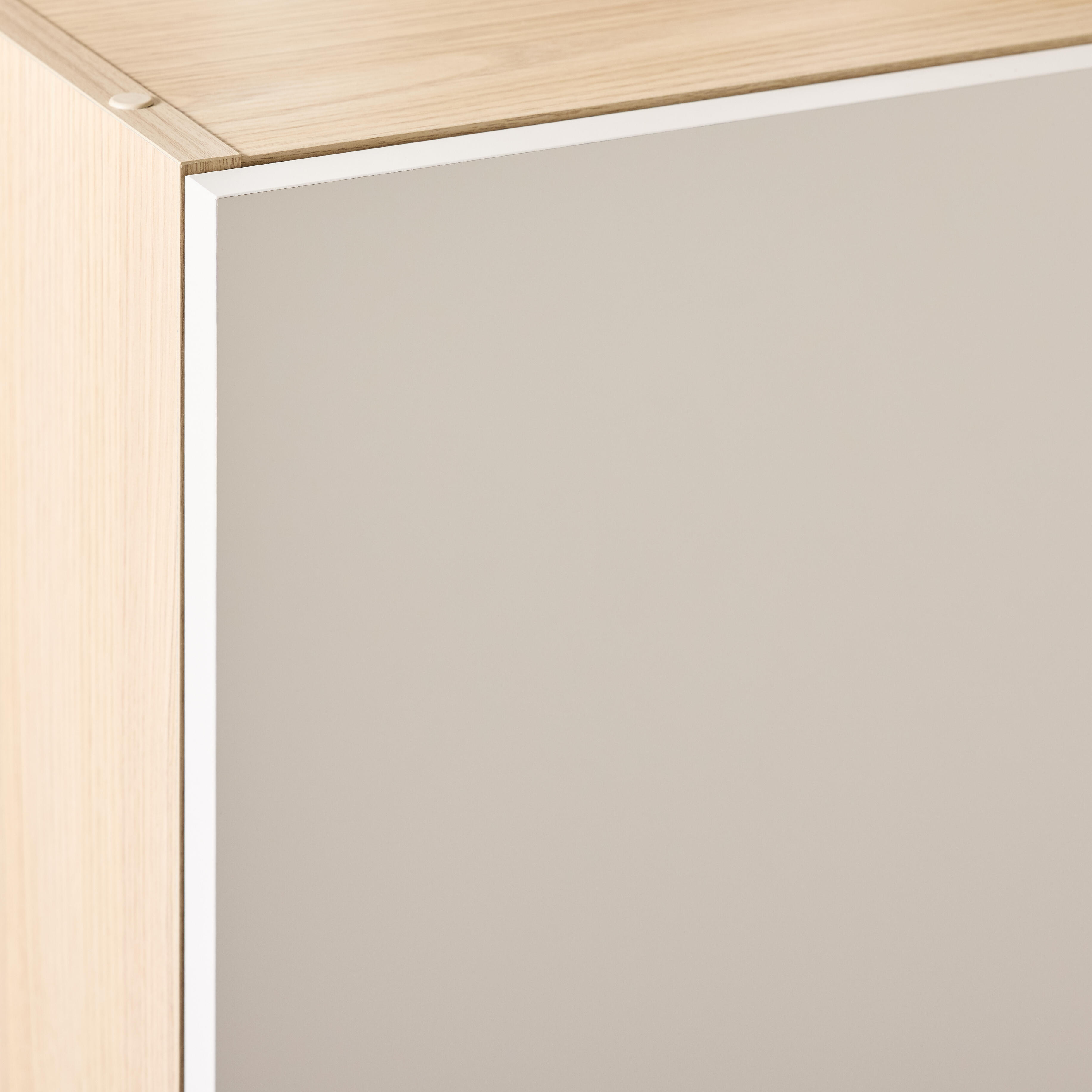 Porte de cuisine DELINIA ID Vienne lin mat H.214.4 x l.44.7 cm - 4
