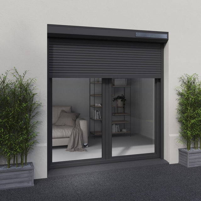 Volet roulant H215xL240cm gris Solaire