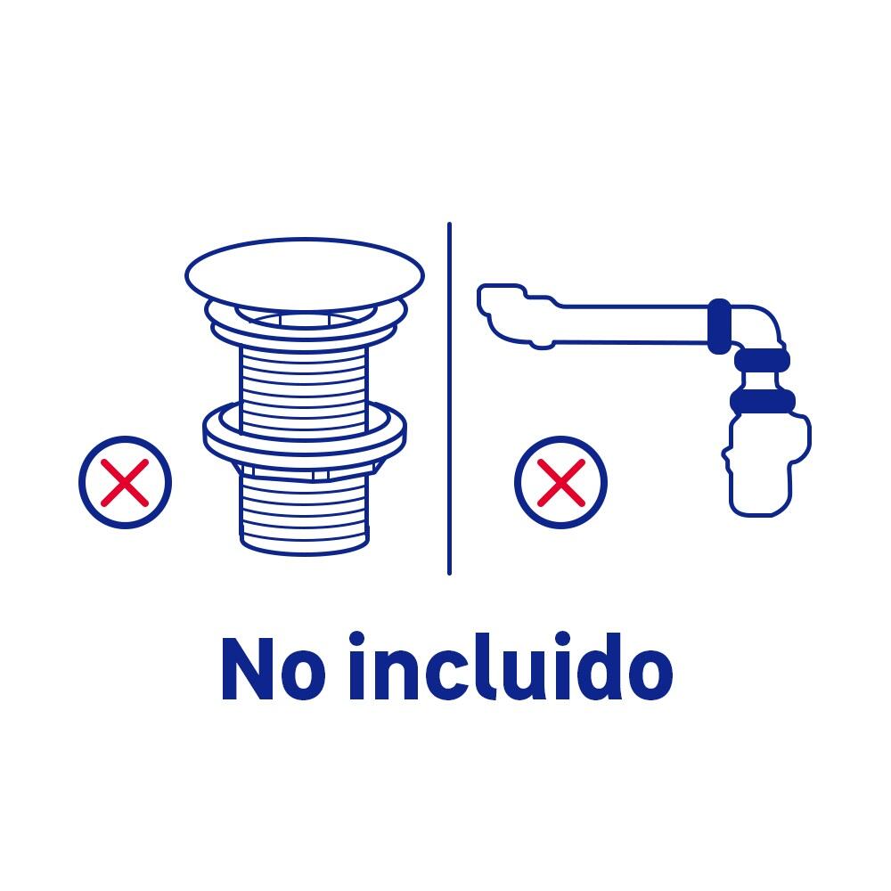 Mueble de baño New asimétrico blanco 80x45 cm (lavabo no incluido) - 6