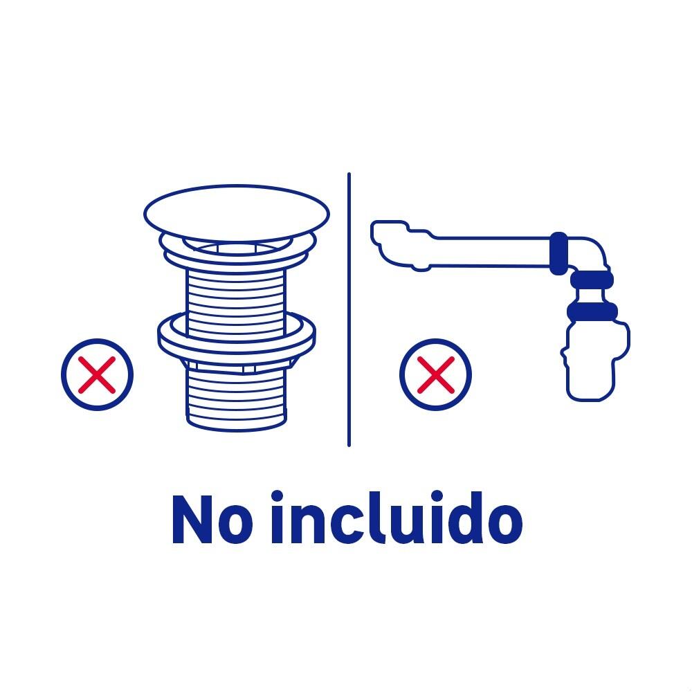 Mueble de baño Madrid blanco 80x45 cm (lavabo no incluido) - 14