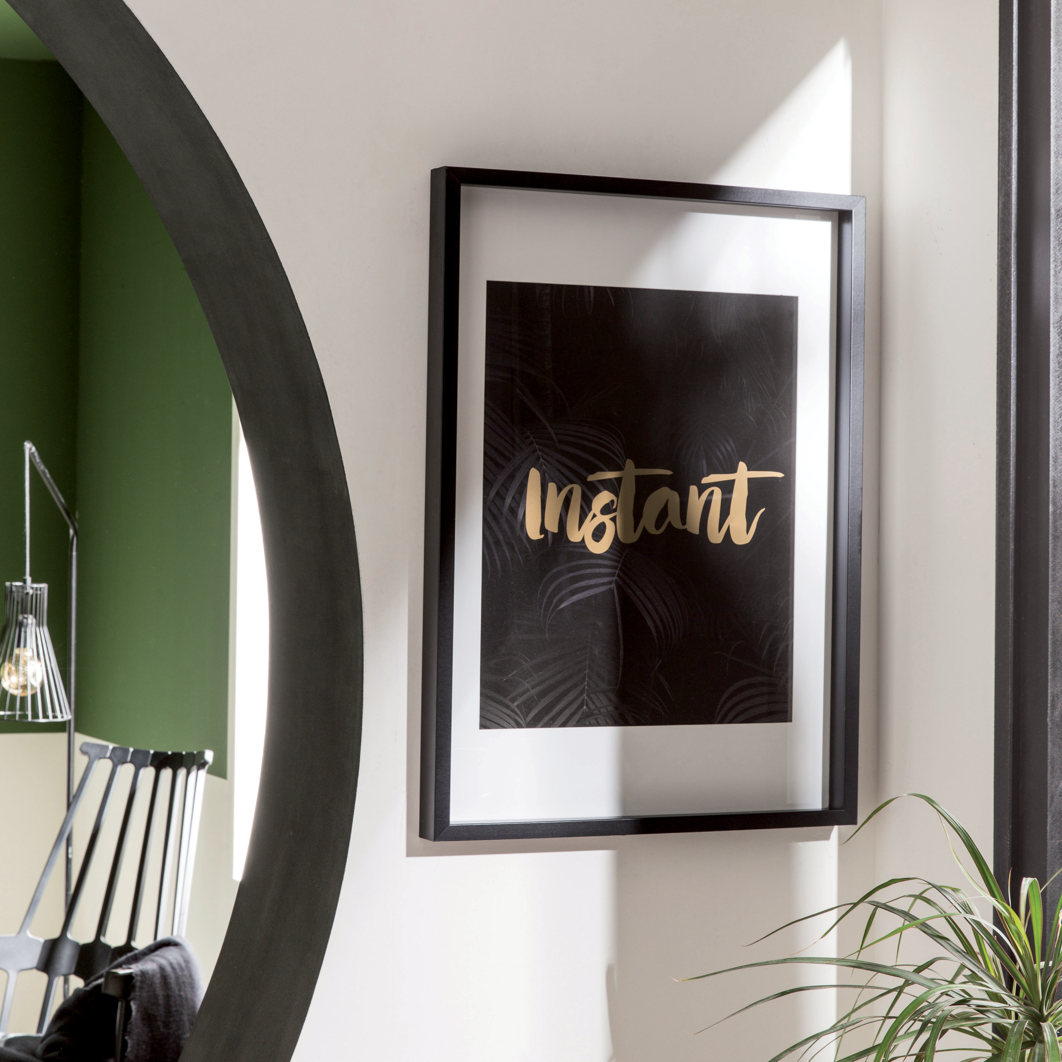 Cadre Milo, 30 x 40 cm noir, INSPIRE - 11