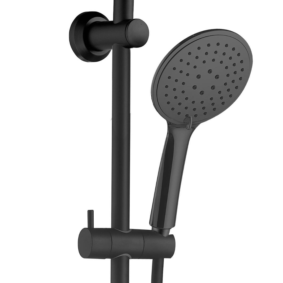 Colonne de douche thermostatique - Noir - Essegoia - 4