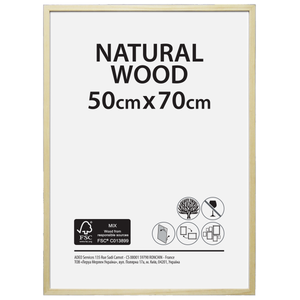 Cornice In Legno Naturale Con Doppio Vetro Acrilico 16x22 Cm - Per Foto, Fiori Secchi, Decorazioni Fai Da Te - Foto 6