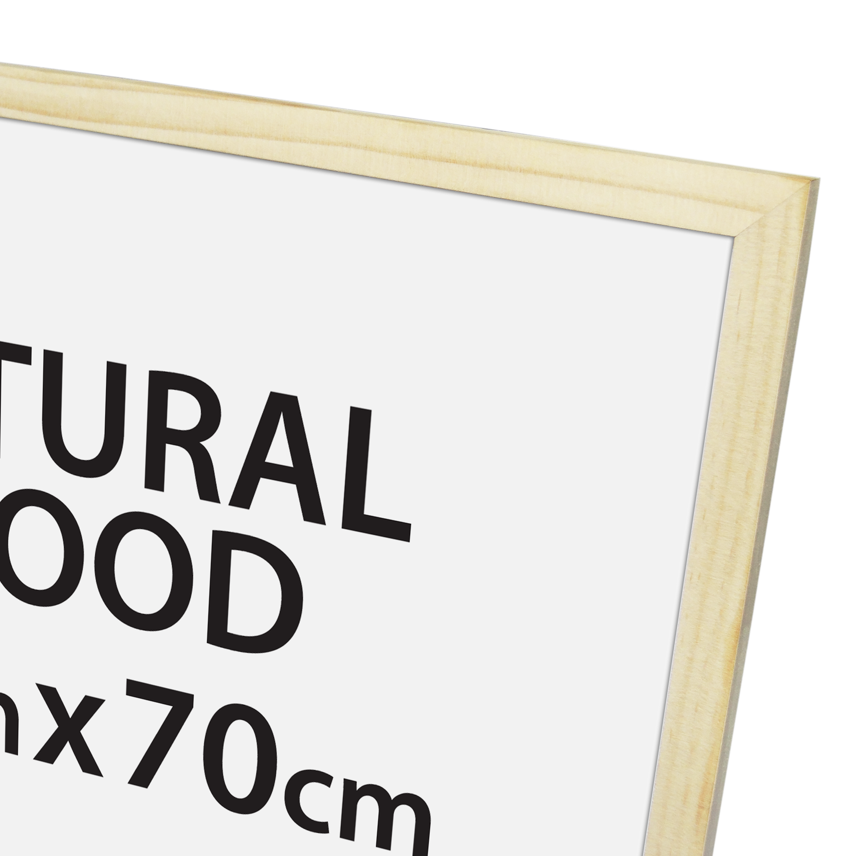 Cadre Brut, H.70 x l.50 cm, bois naturel - 4