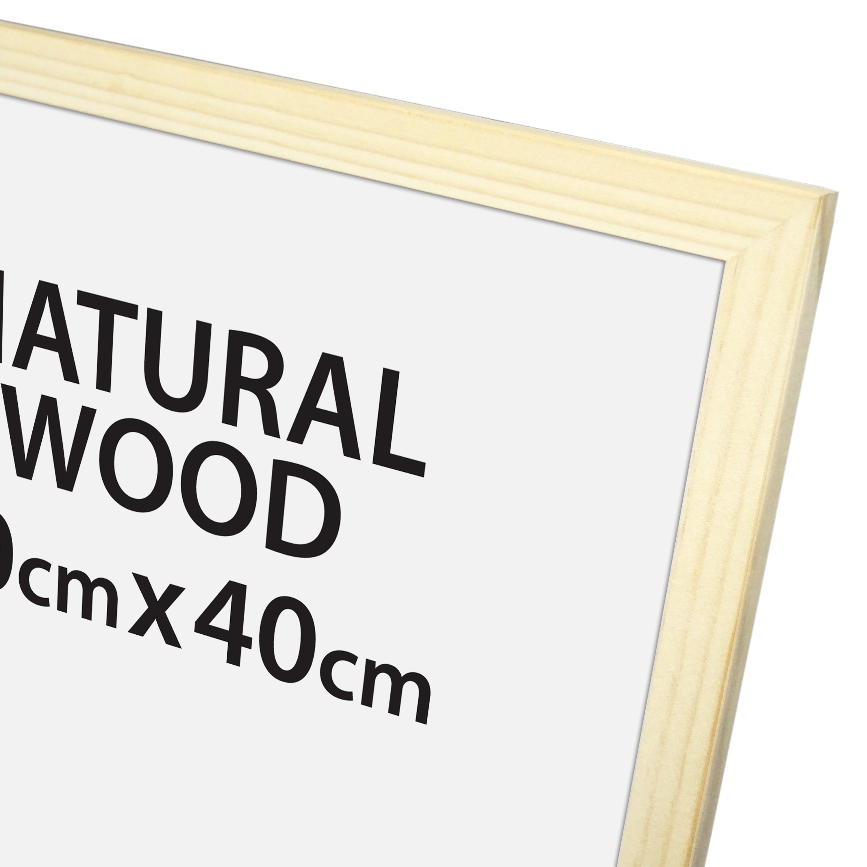 Moldura 3X40 cm madeira natural Inspire - 6